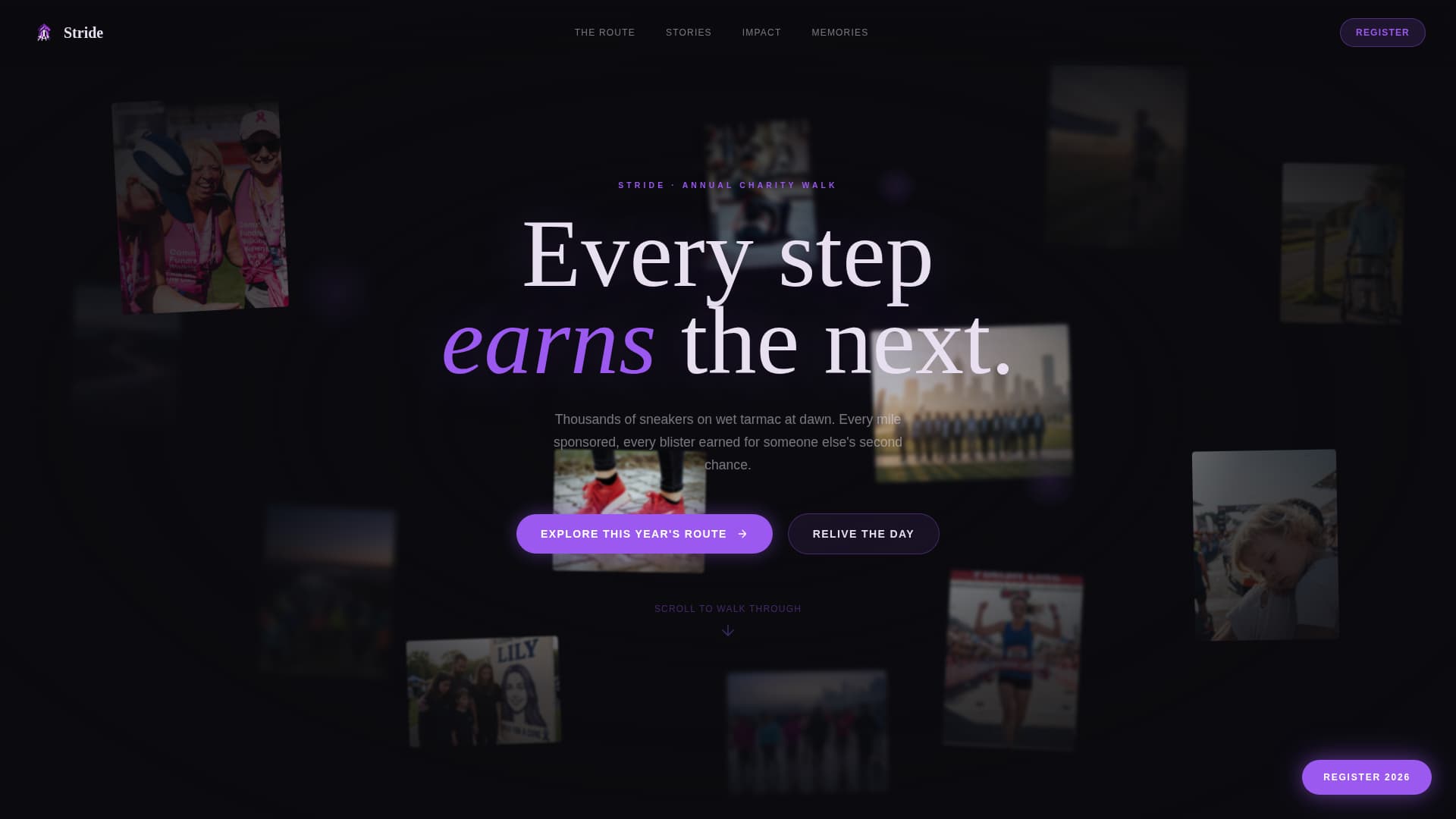 Charity & Fundraiser Profile Portfolio & Case Study Website Template