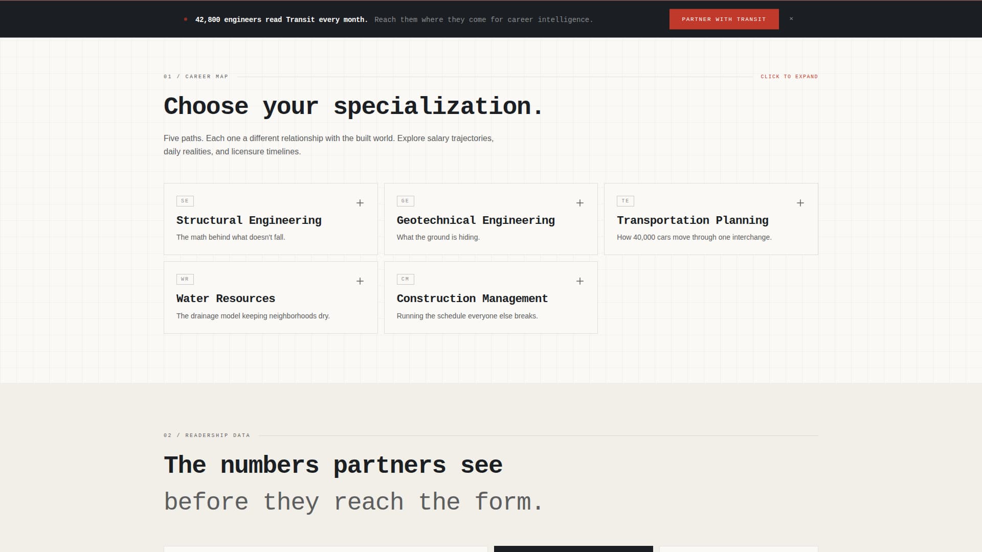 Civil Engineer Profile Careers Website Template