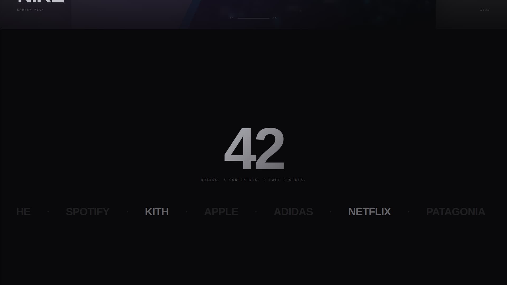 Videography & Film Portfolio Directory Website Template