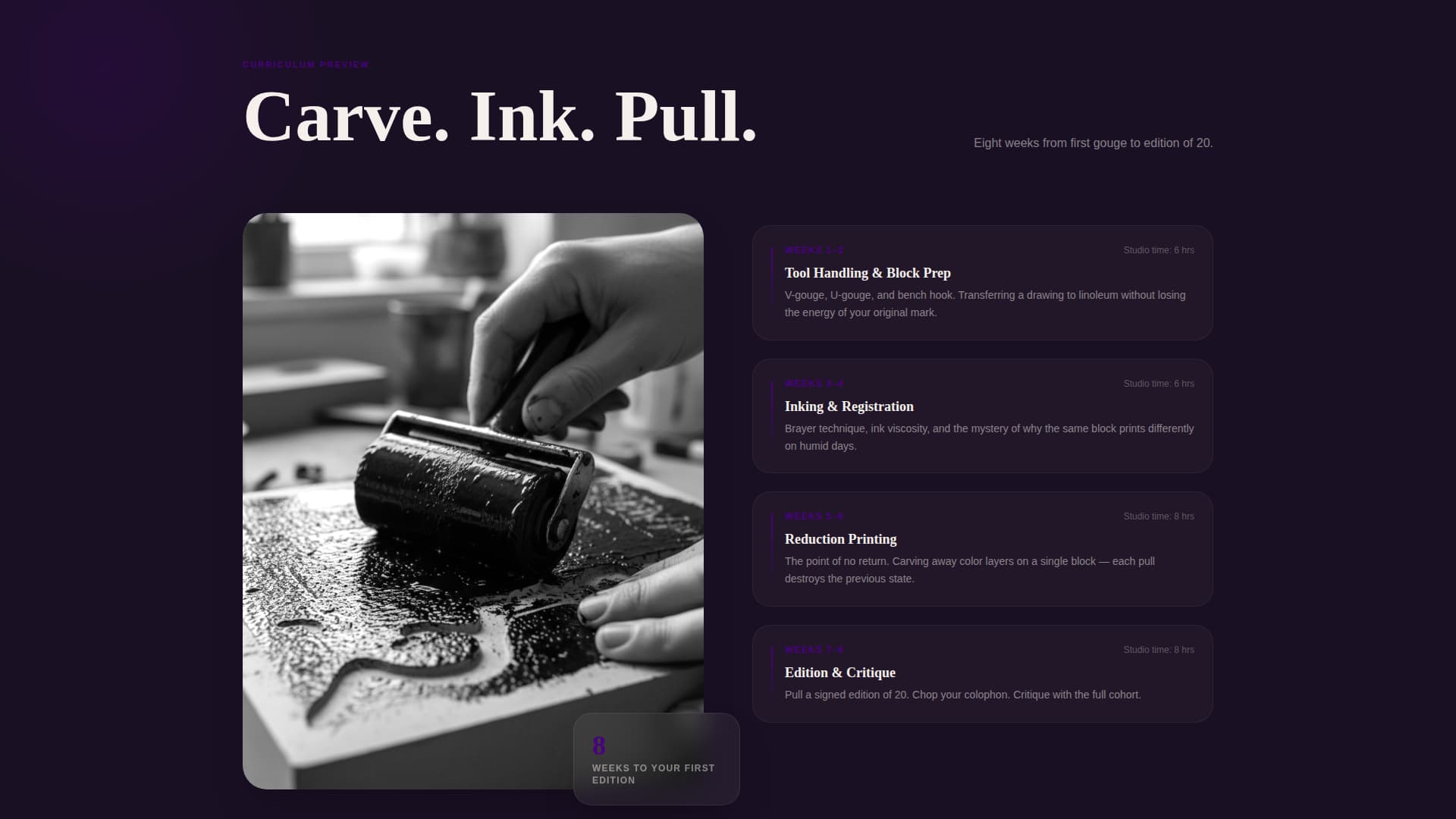 Art & Design School Specialist Professional Website Template