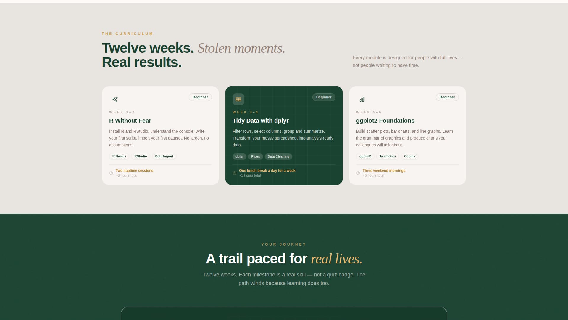 Quantile - Trusted R Programming Landing Page Template