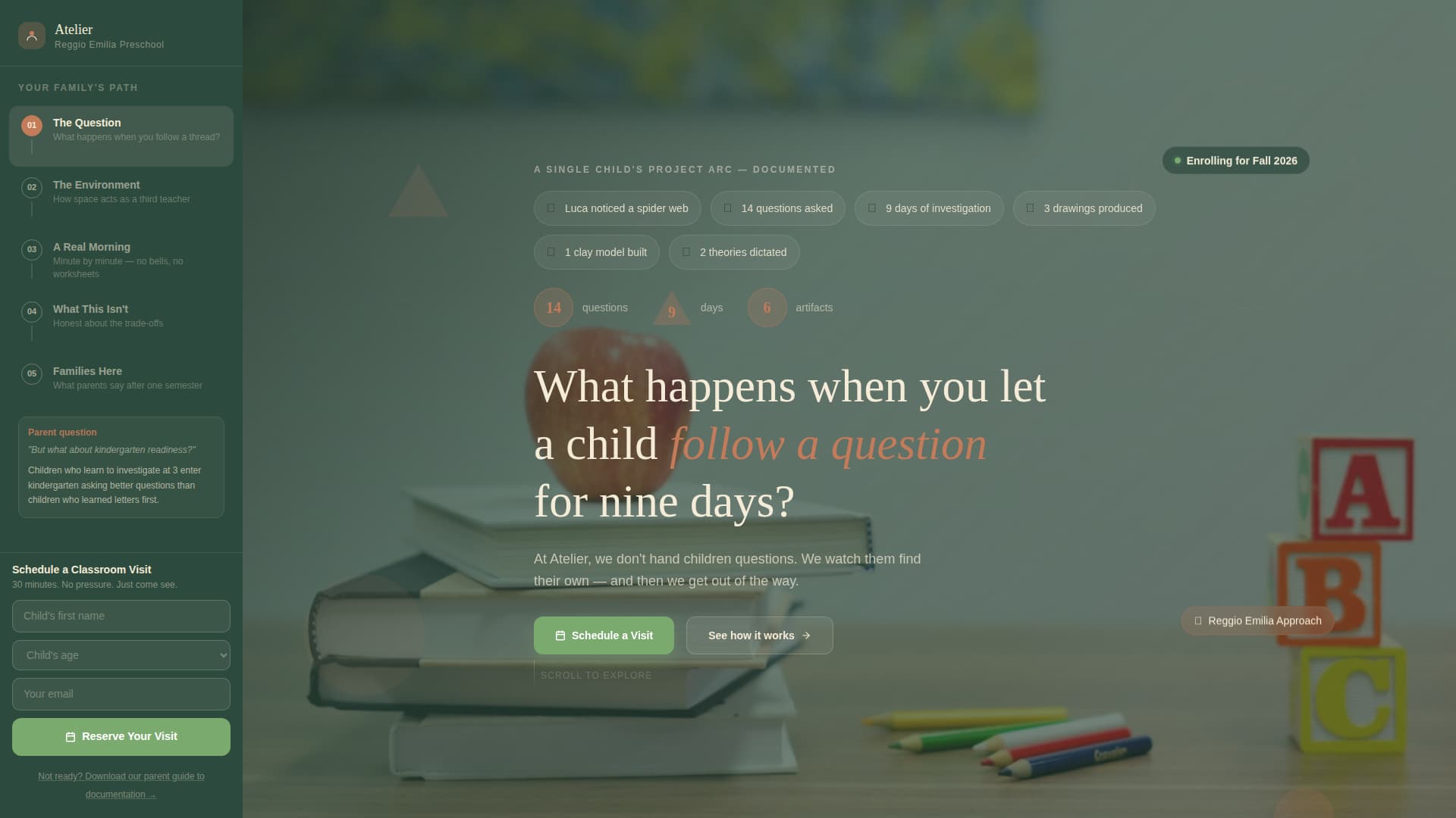 Preschool & Early Education Professional Website Template
