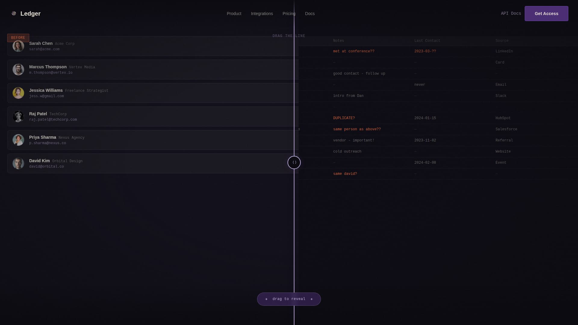 Personal CRM & Network Professional Website Template