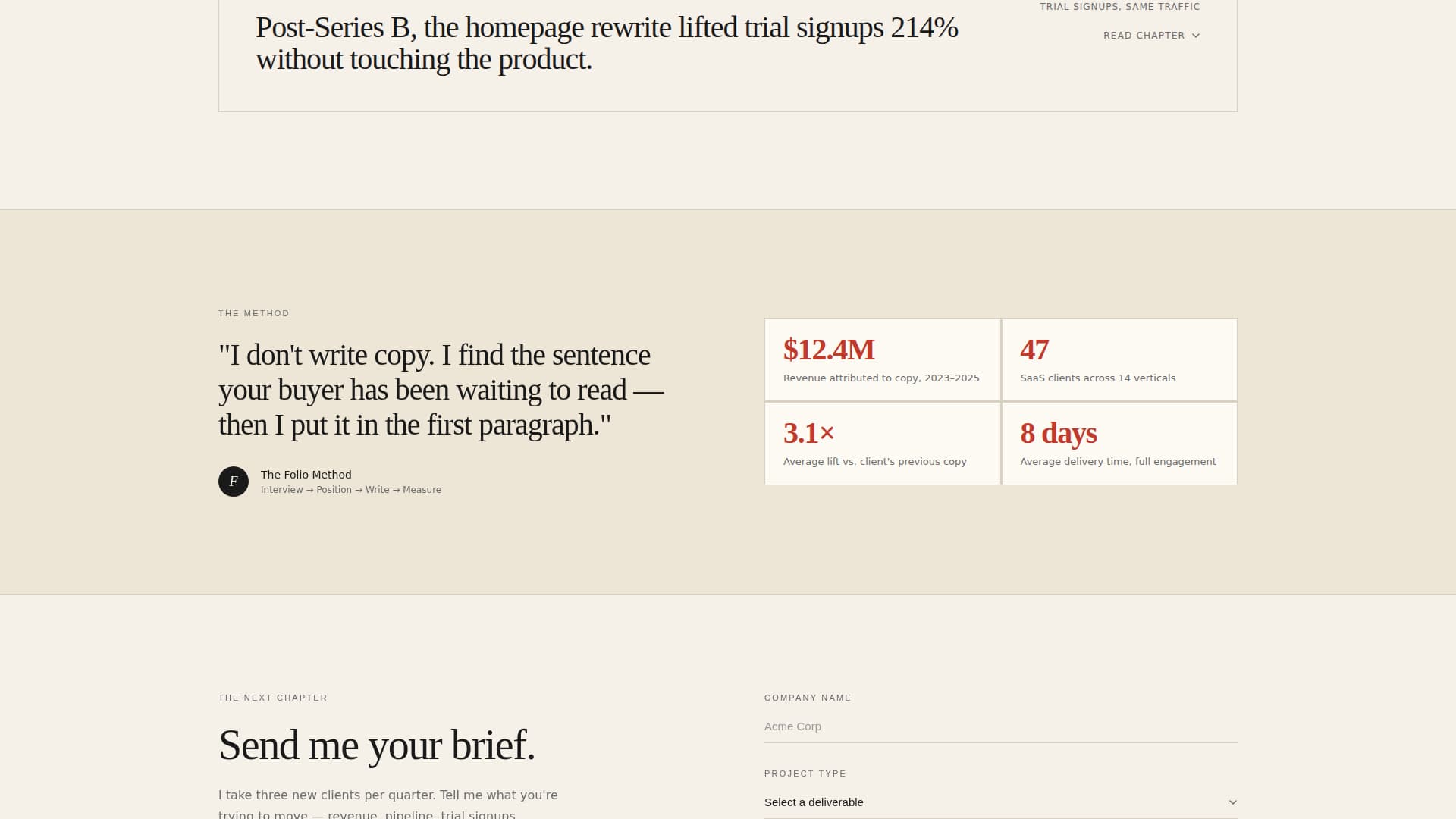 Content Writer Portfolio Complete Portfolio Website Template