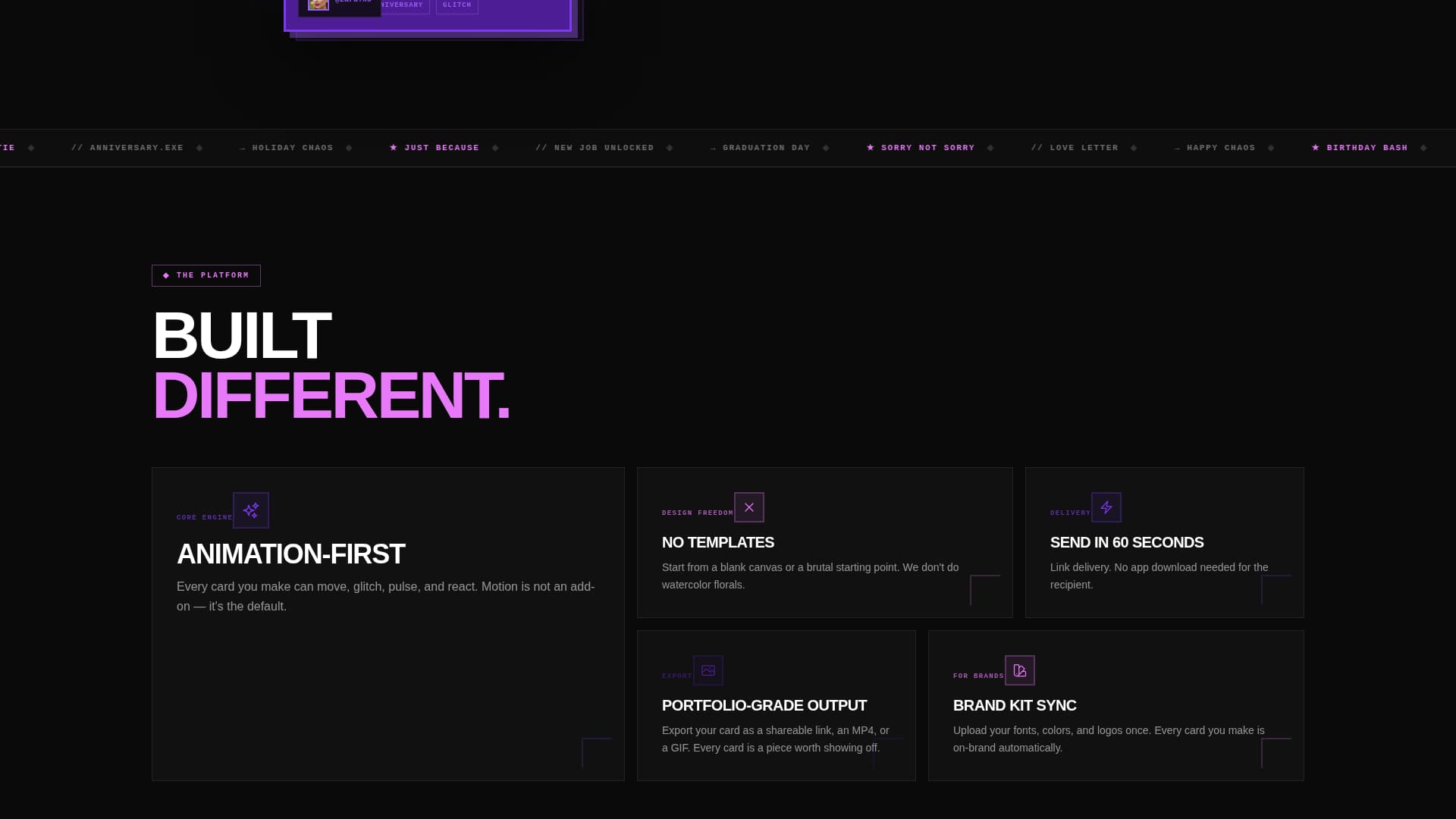 Digital Business Card Pre-Launch Website Template