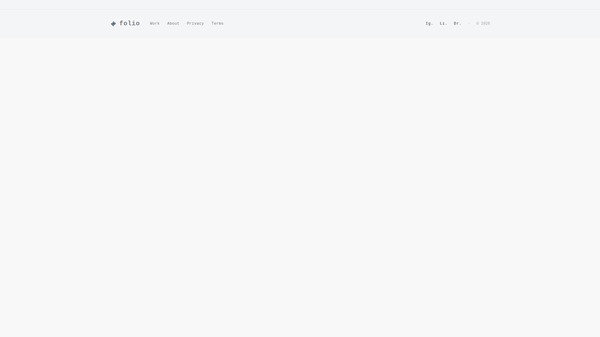 Creative Director Portfolio Specialist Pre-Launch Website Template