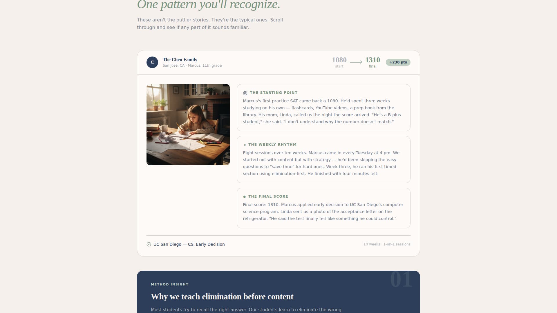 Score - Trusted SAT/ACT Landing Page Template