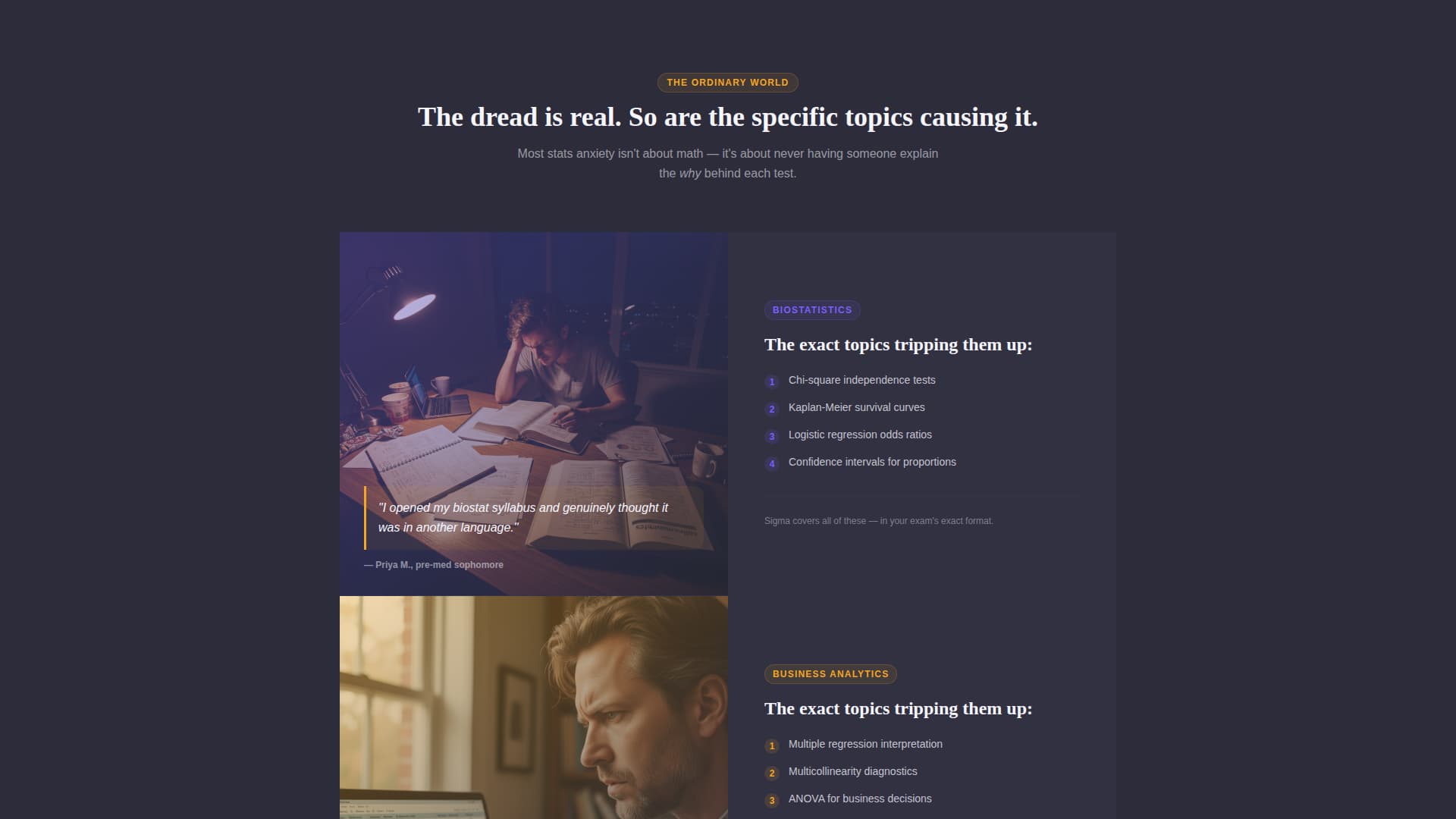Statistics Education Professional Website Template