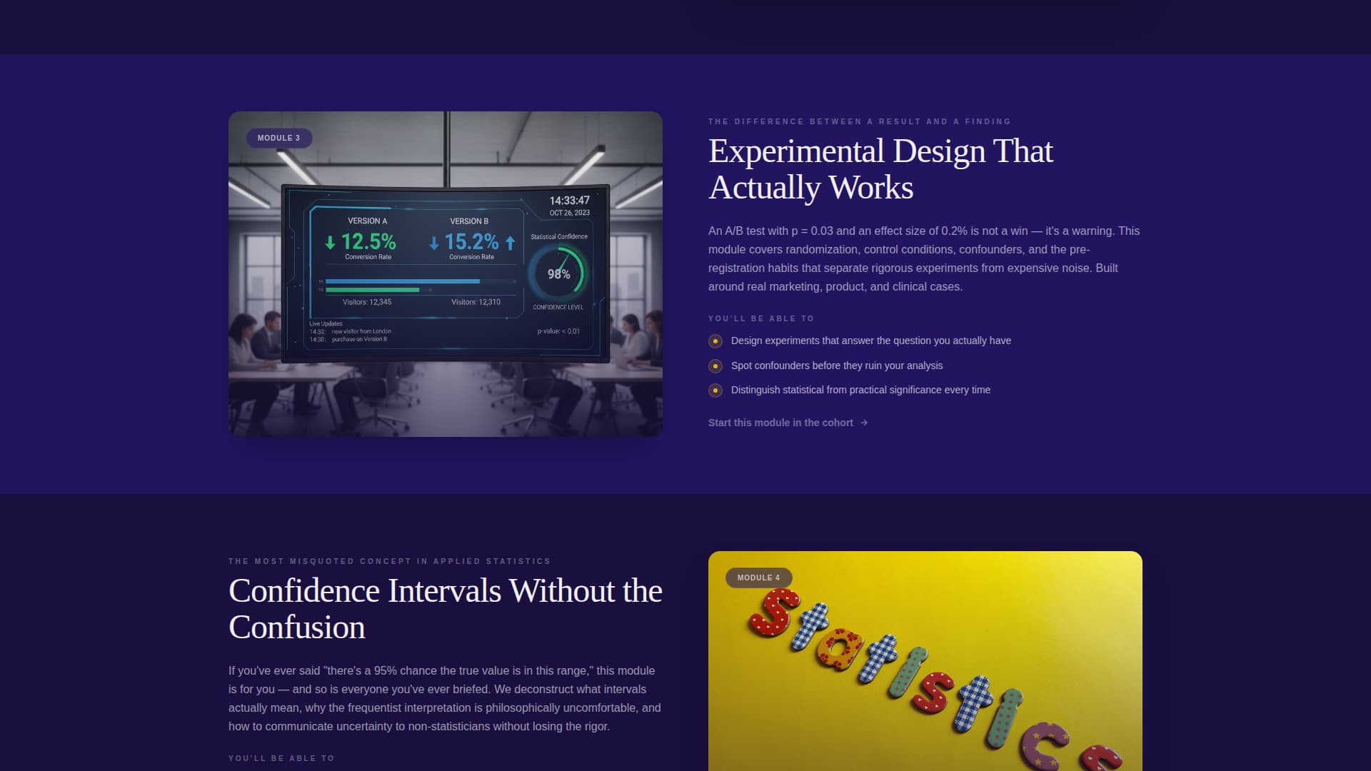 Sigma - Authoritative Statistics Landing Page Template
