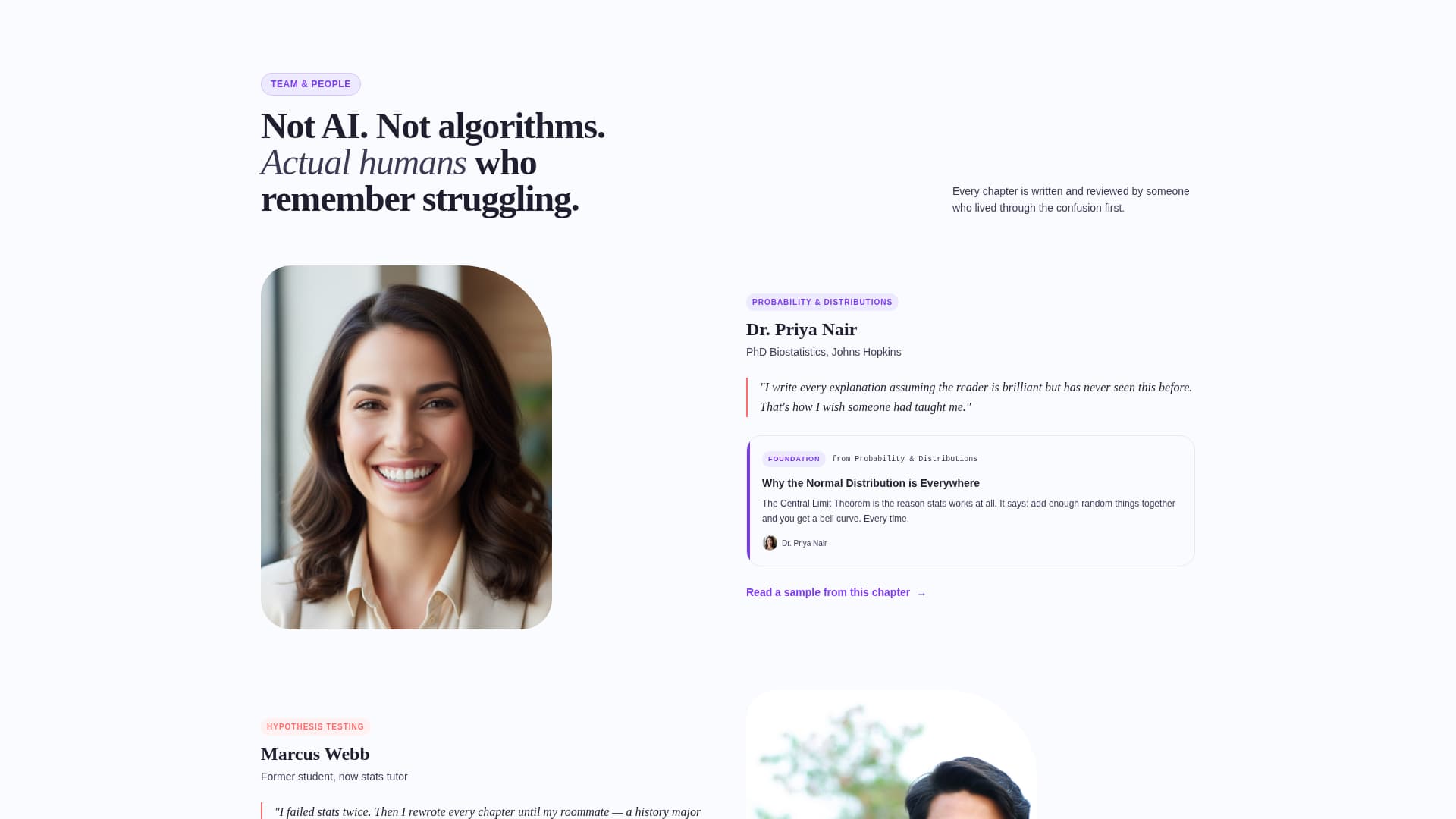 Sigma - Brilliant Statistics Landing Page Template