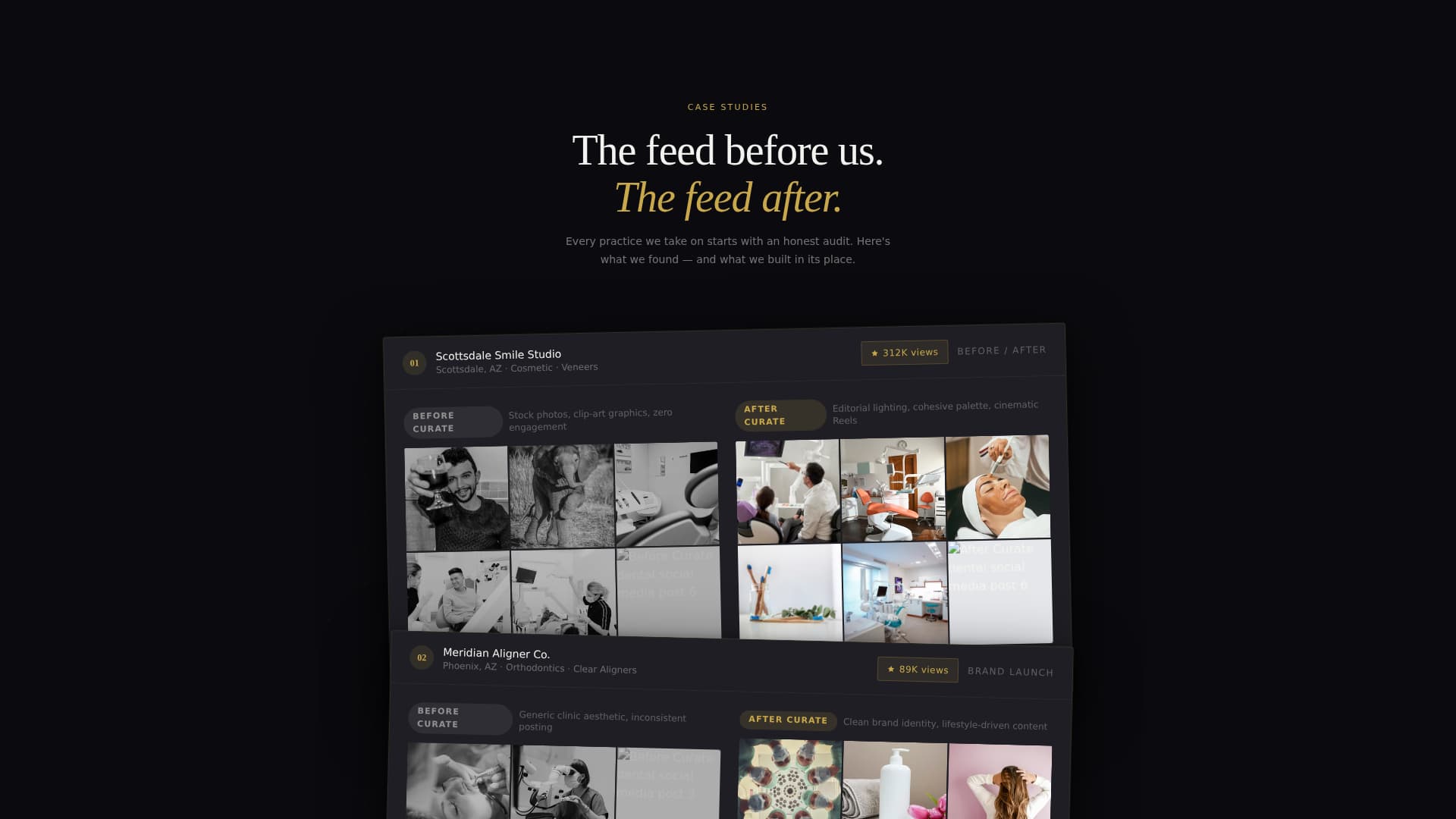 Dental Marketing & Agency Pricing Website Template