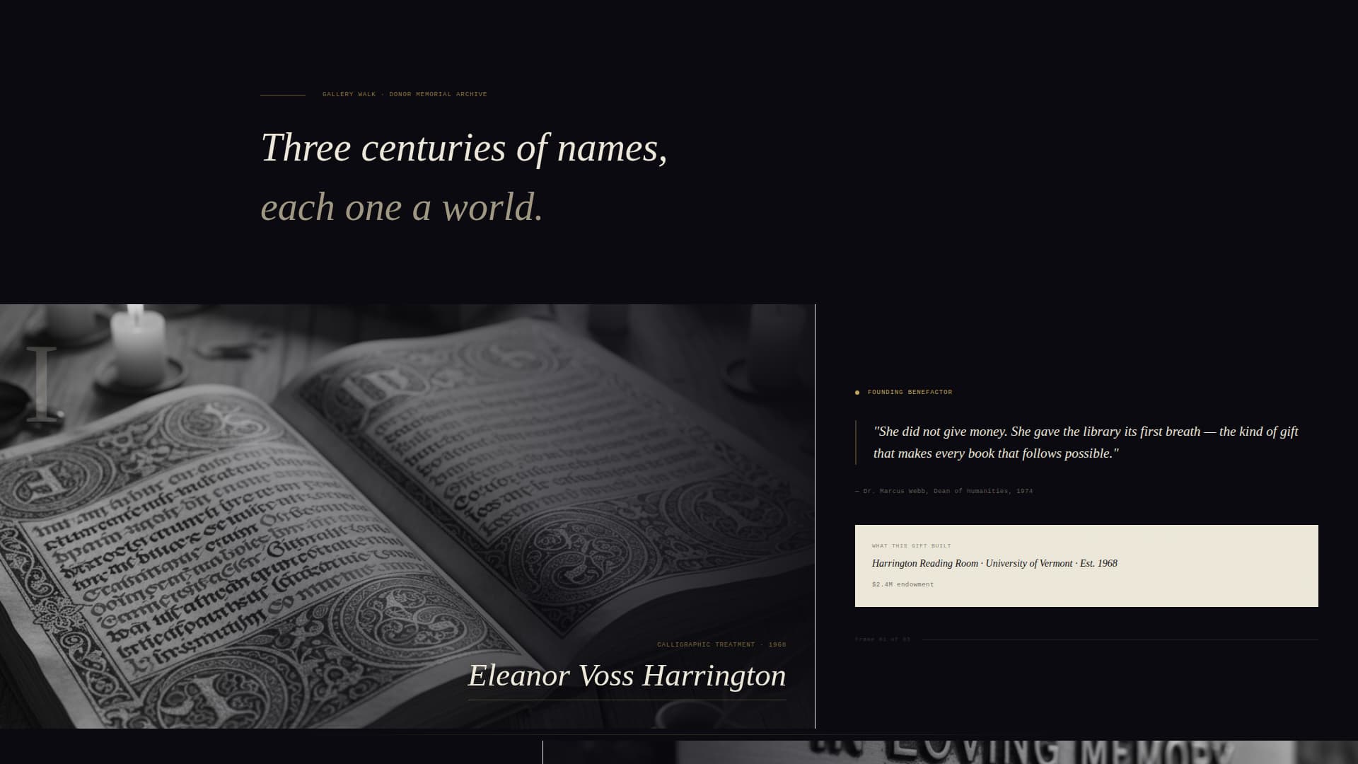 Memorial & Tribute Page Professional Website Template