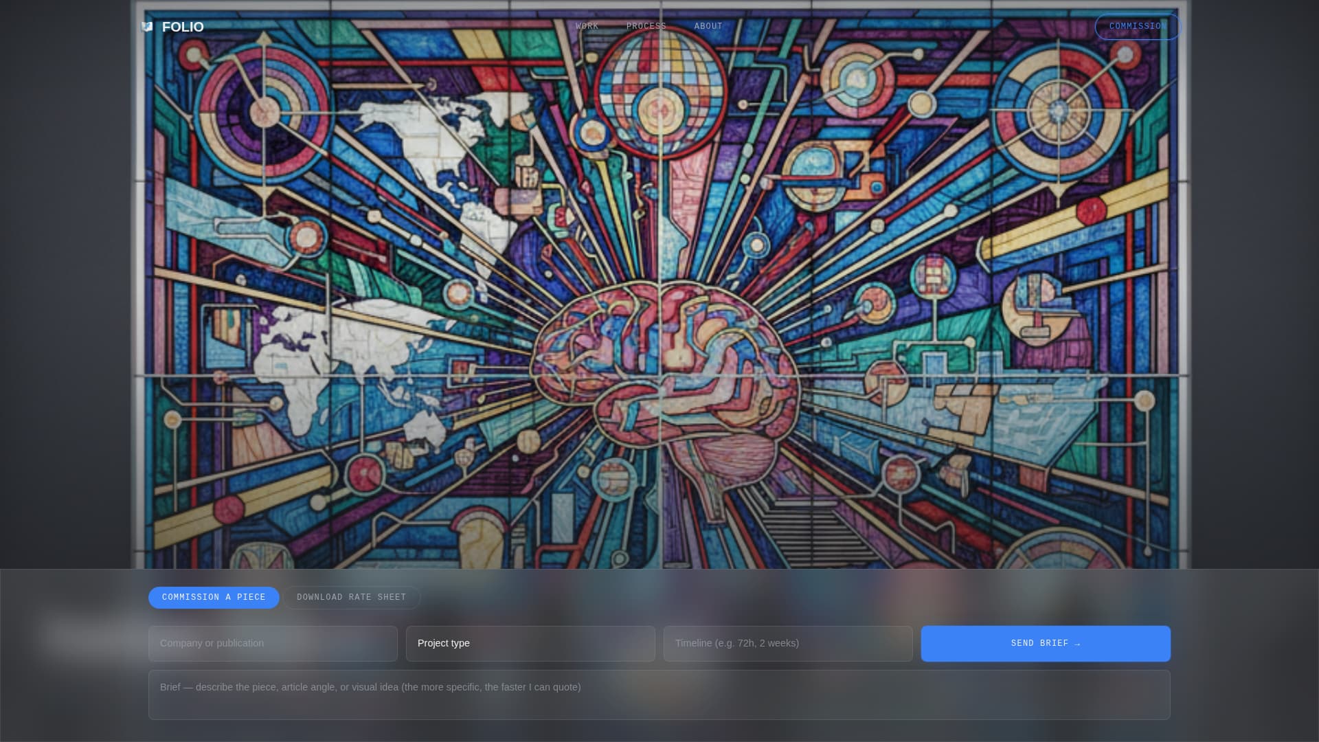 Illustration & Art Portfolio Specialist Directory Website Template