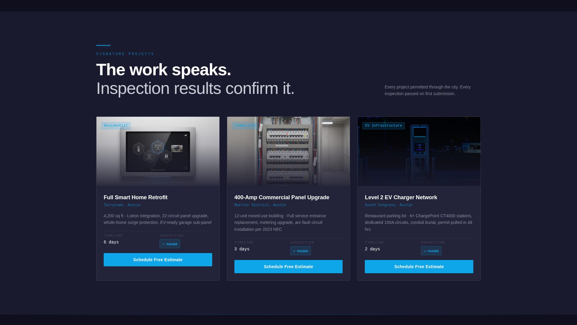 Volt - Trusted Electrician Landing Page Template