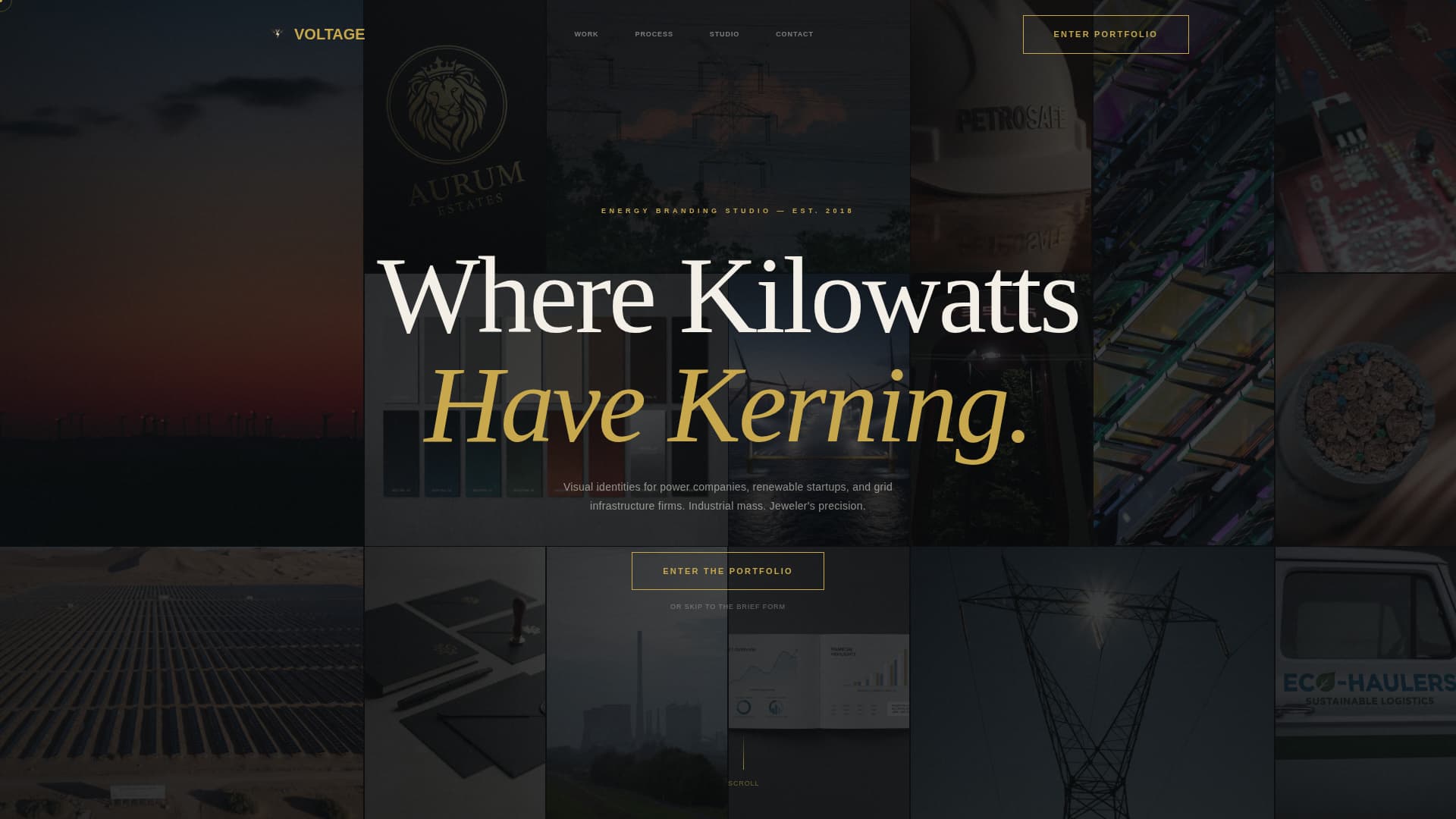 Voltage - Immersive Energybranding Landing Page Template