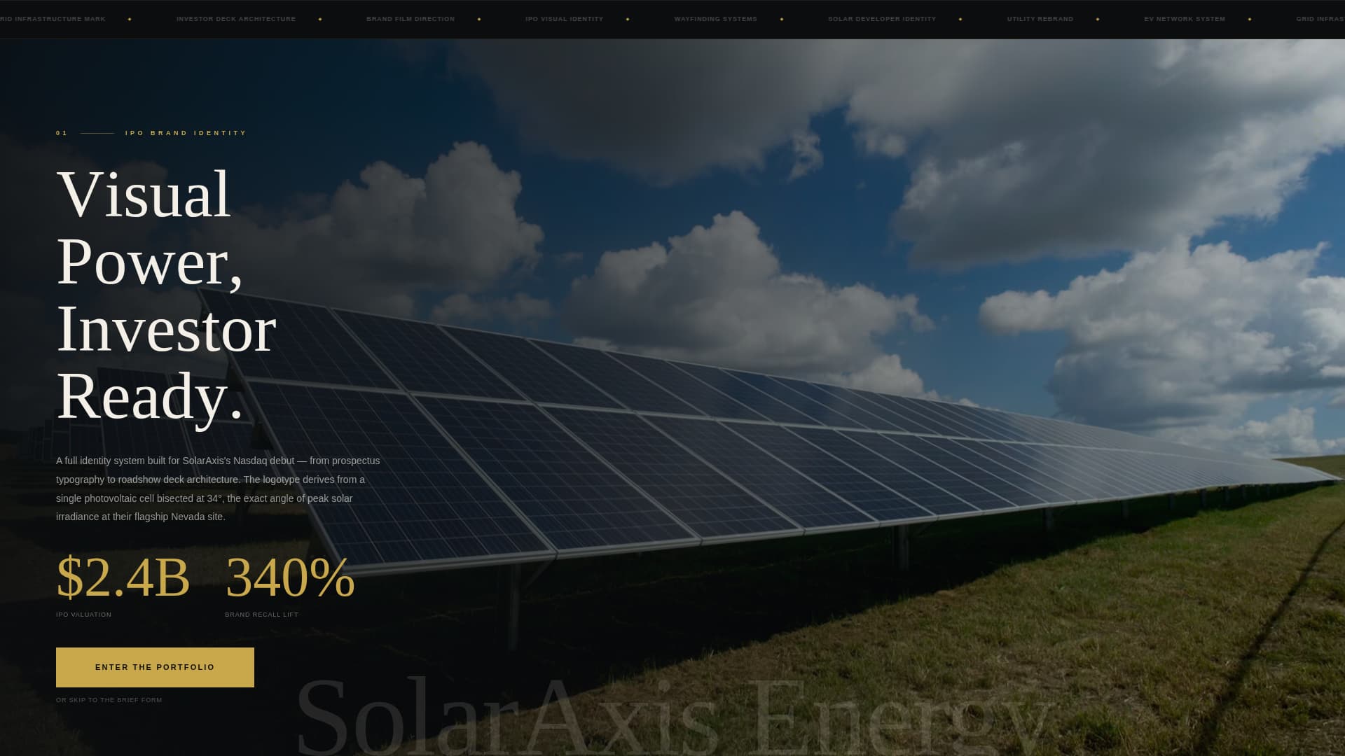 Voltage - Immersive Energybranding Landing Page Template