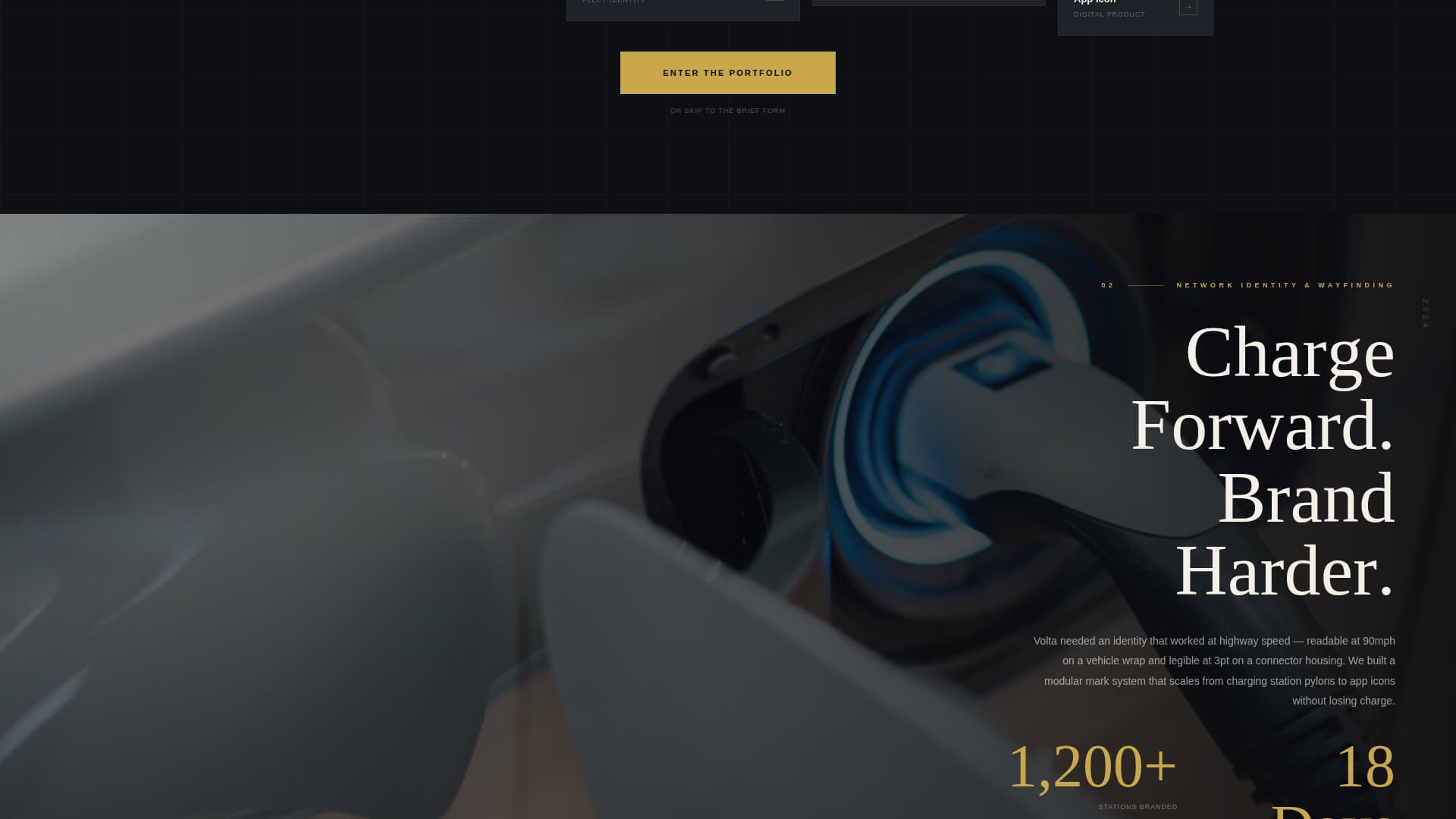 Voltage - Immersive Energybranding Landing Page Template