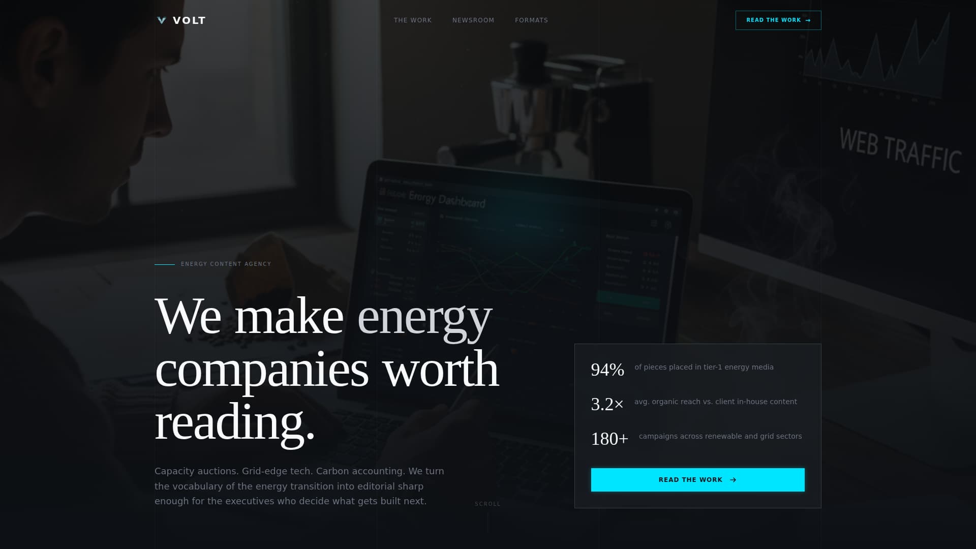 Volt - Powerful Energymarketing Landing Page Template