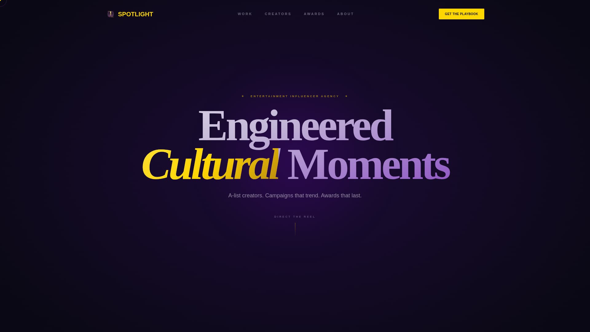 Spotlight - Awardwinning Influencer Landing Page Template