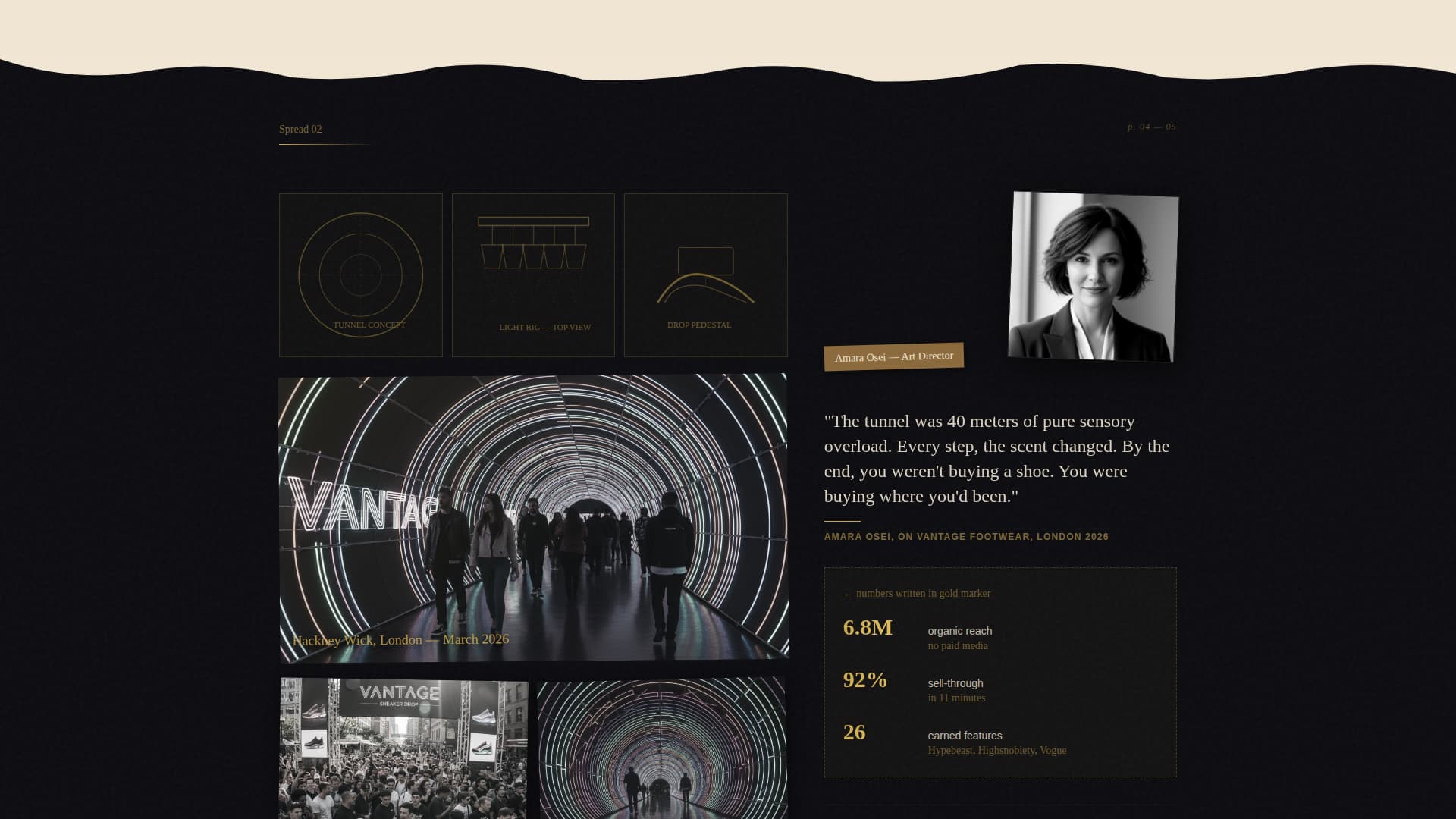 Imprint - Immersive Experiential Landing Page Template