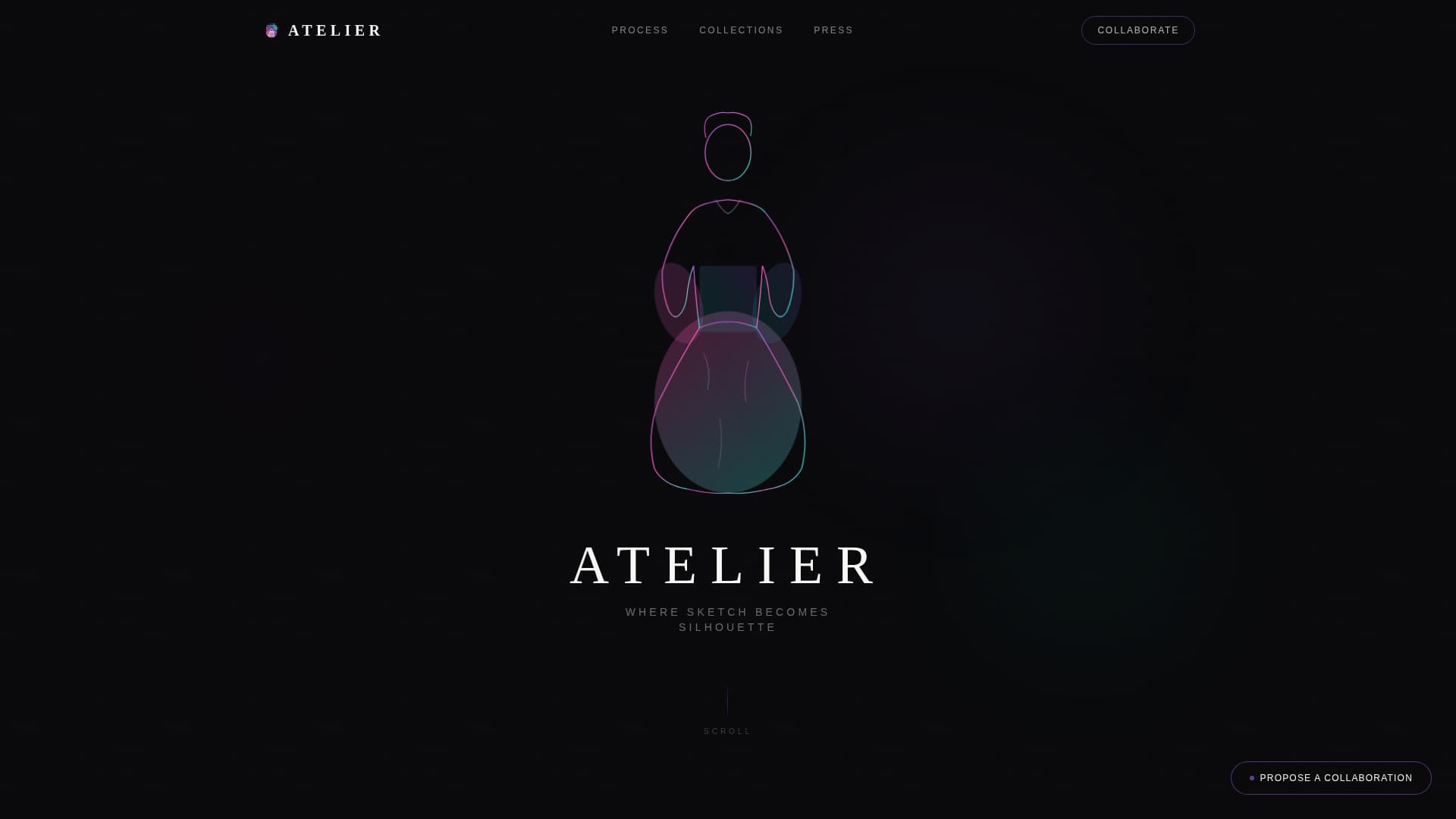 Fashion Designer Portfolio Portfolio Website Template