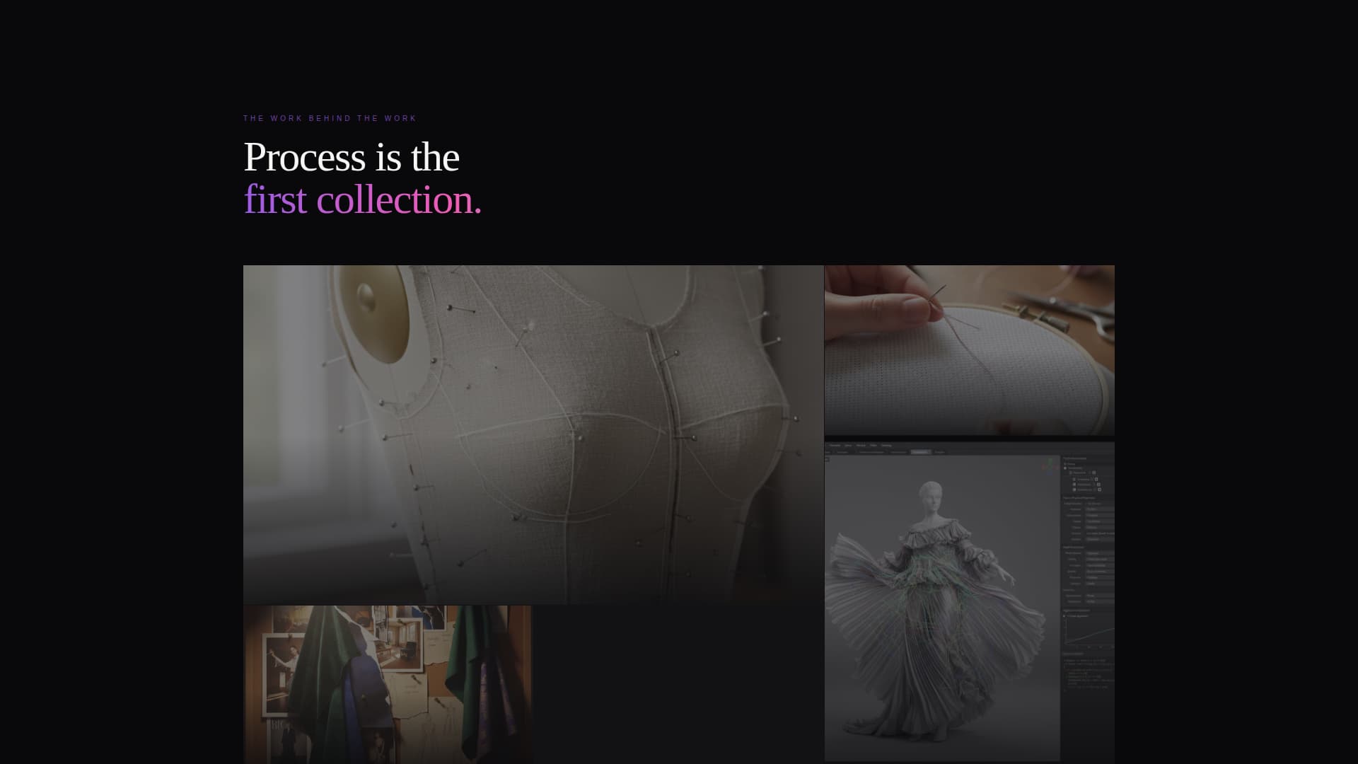 Fashion Designer Portfolio Portfolio Website Template