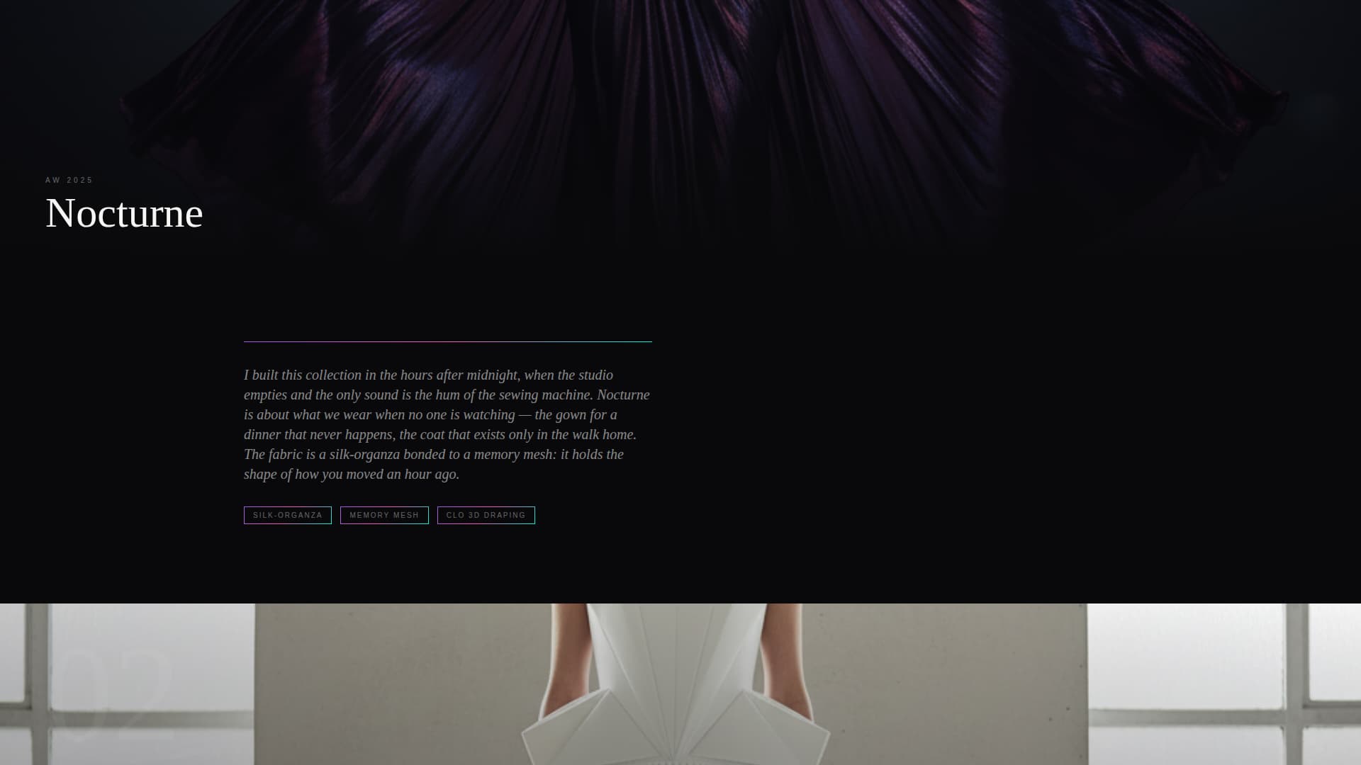 Fashion Designer Portfolio Portfolio Website Template