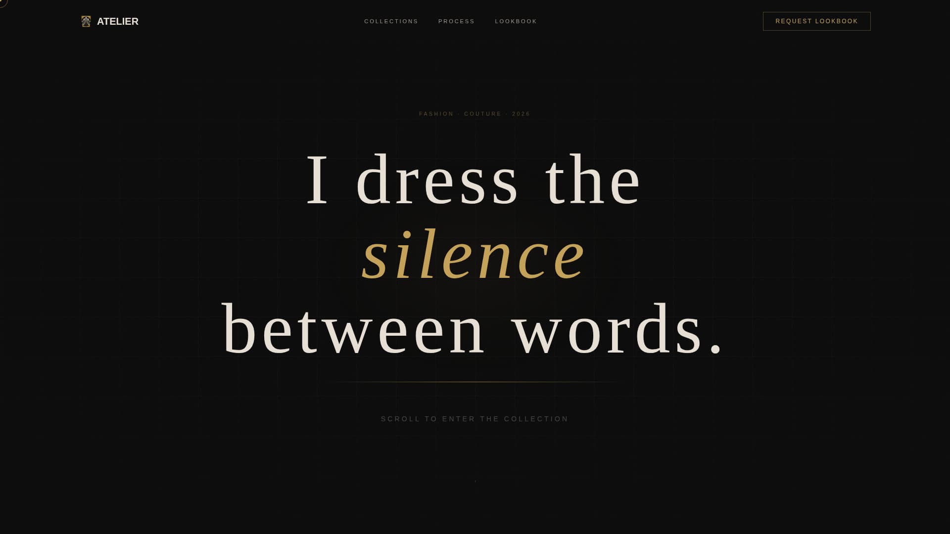 Fashion Designer Portfolio Professional Website Template