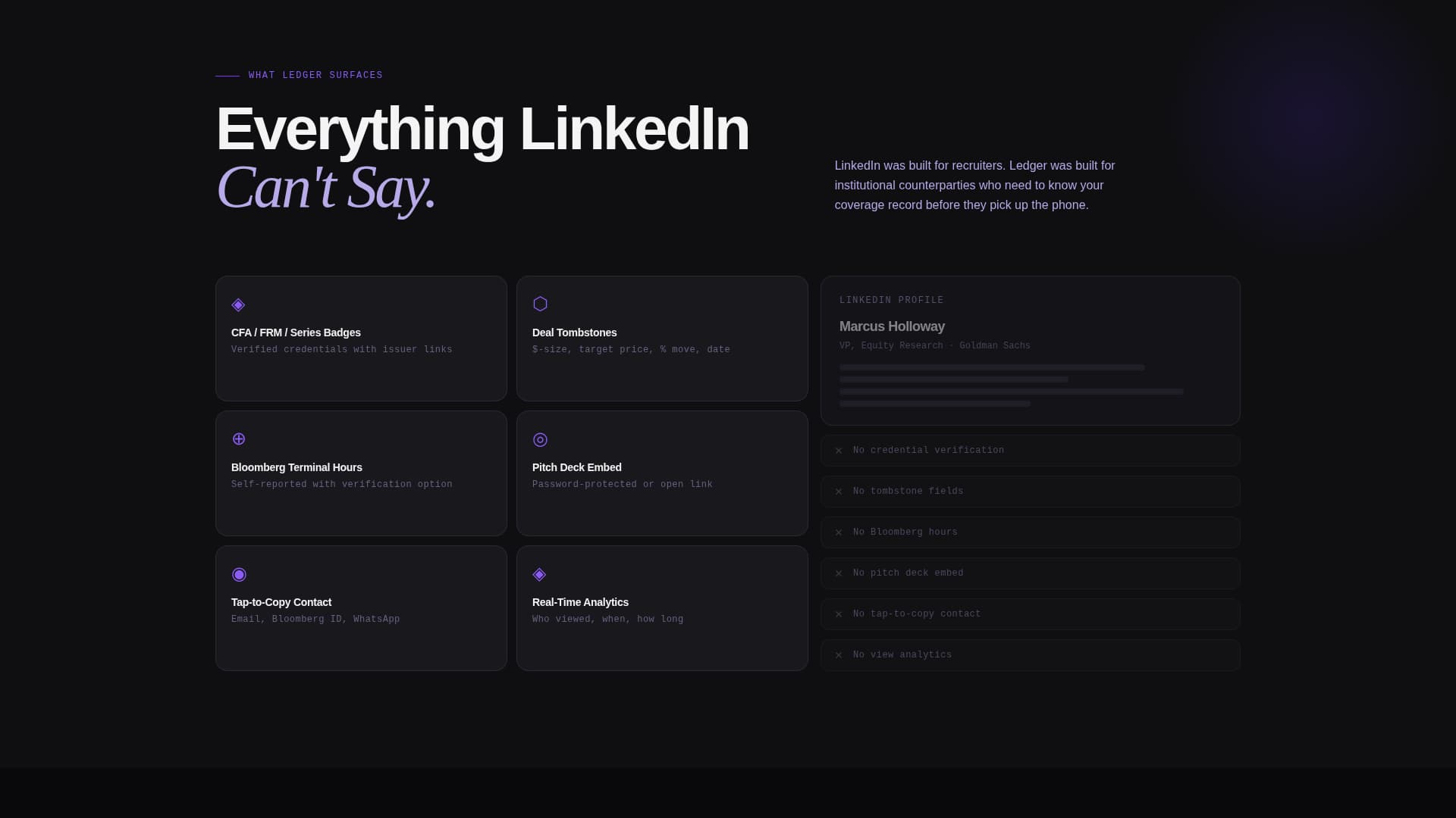 Financial Analyst Profile Specialist Professional Website Template