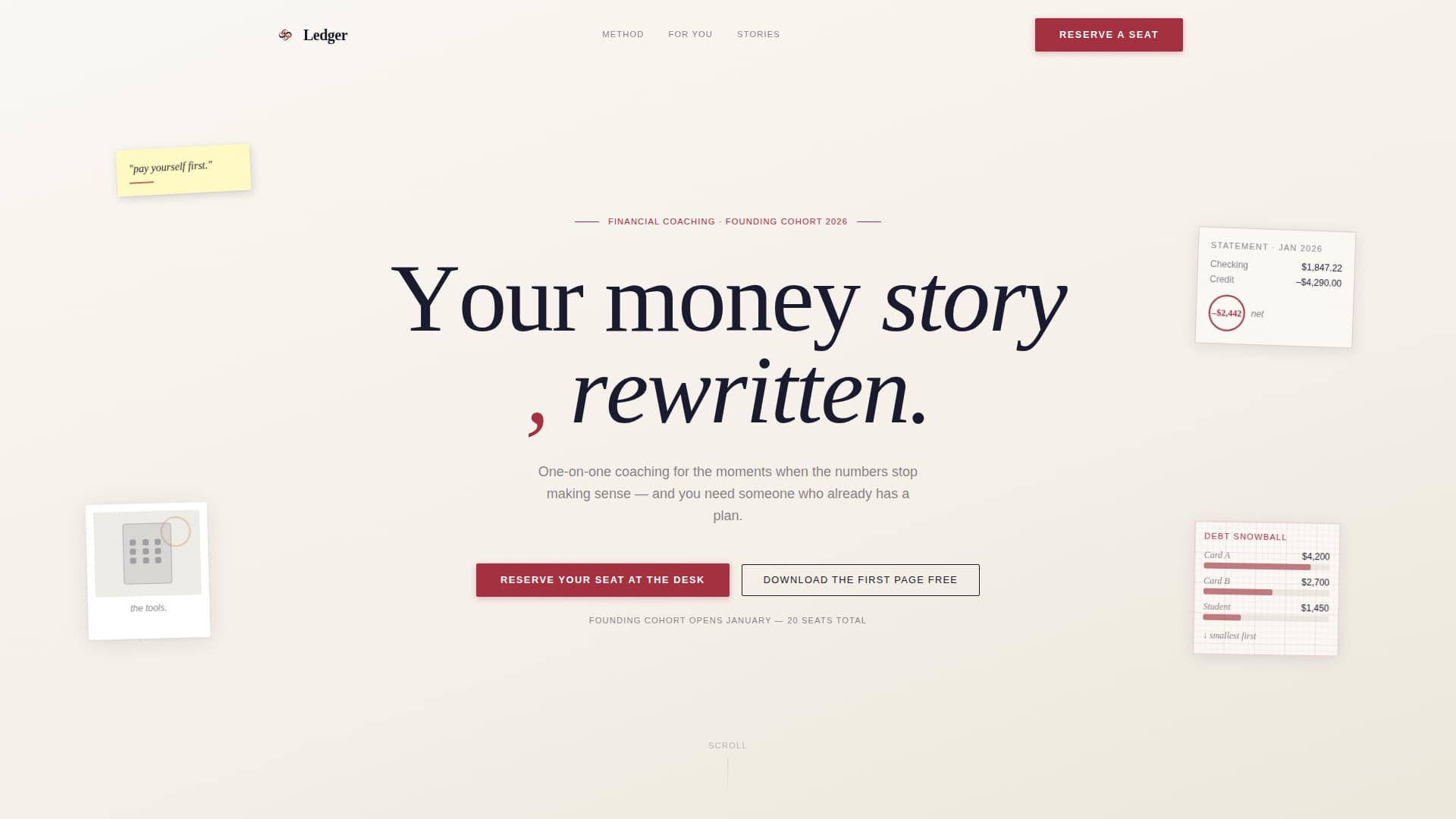 Coach & Mentor Pre-Launch Website Template