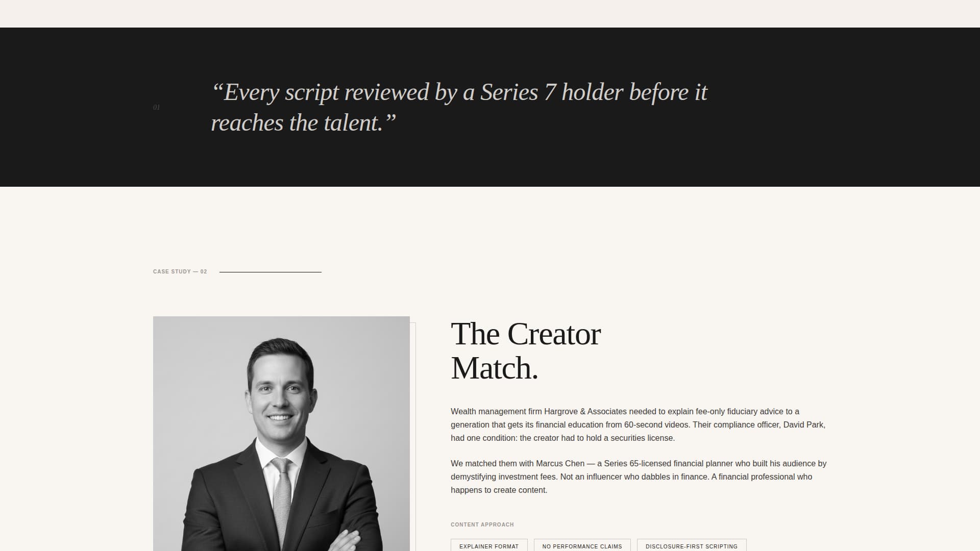 Compliance - Regulated Fintech Landing Page Template
