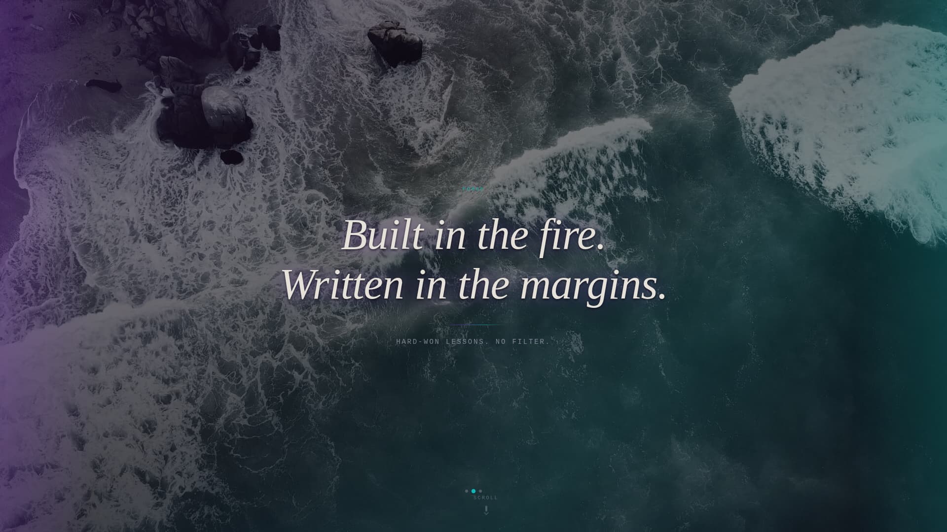 Forge - Immersive Firefighter Landing Page Template