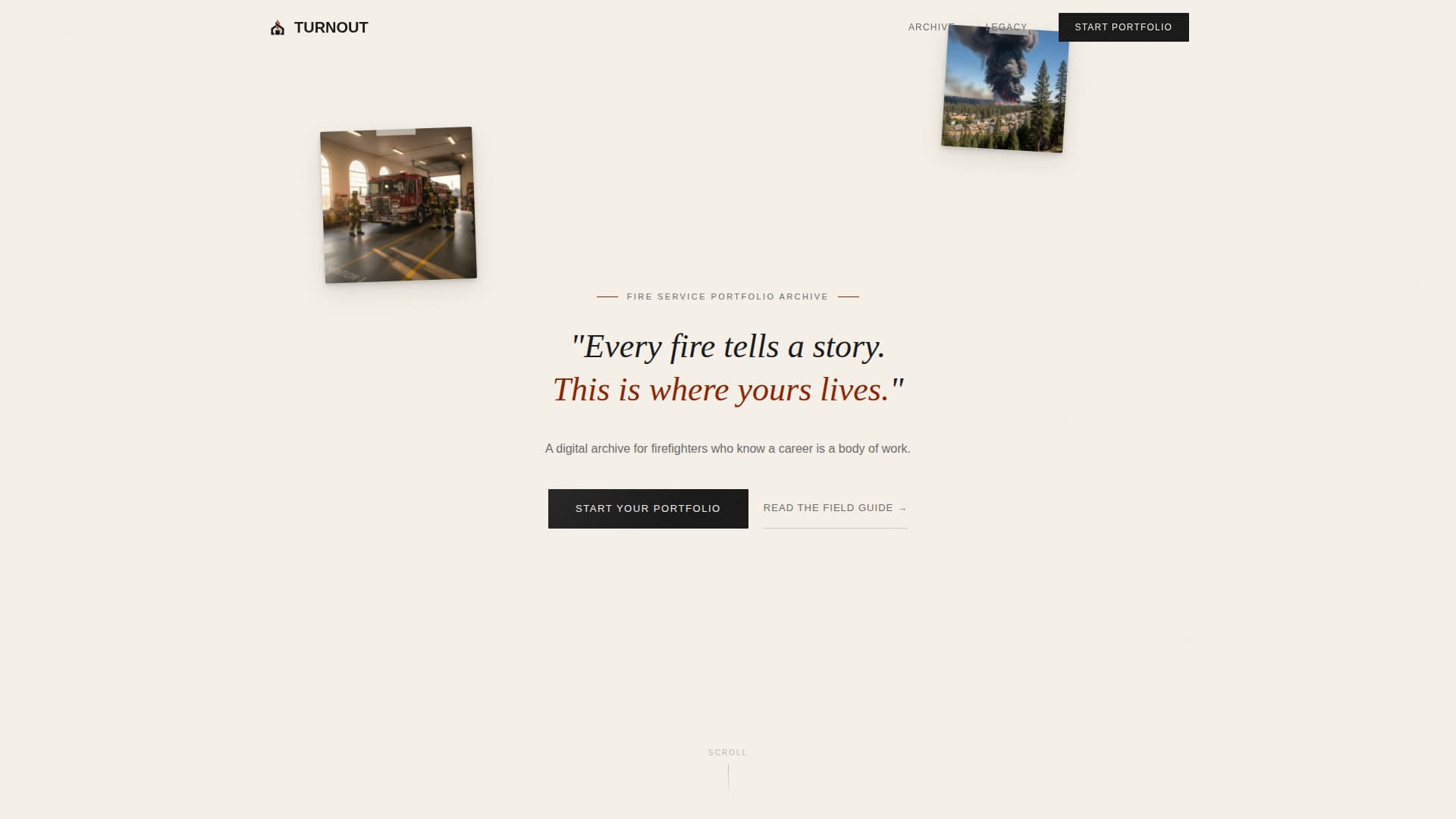 Turnout - Powerful Firefighter Landing Page Template