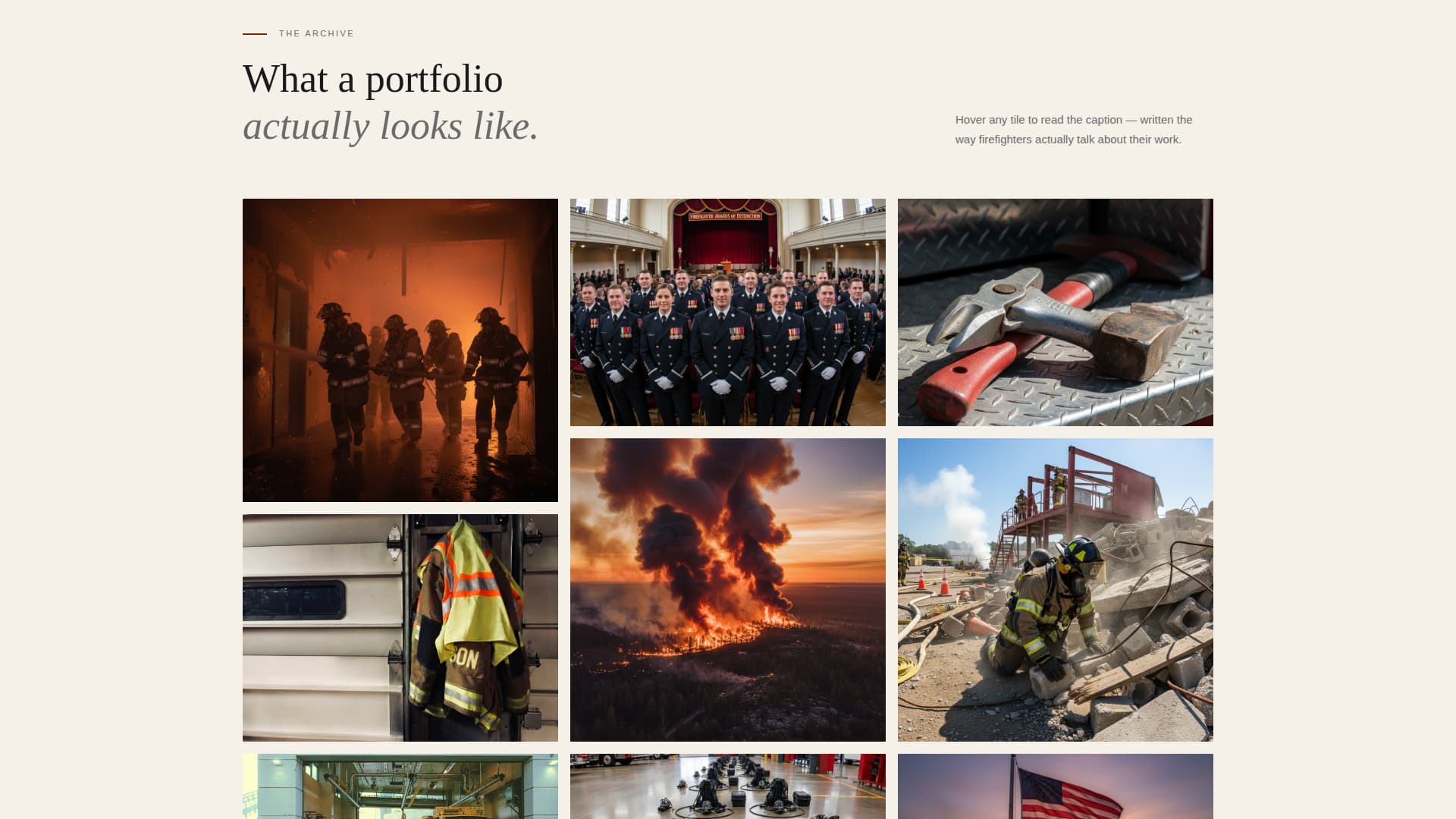 Turnout - Powerful Firefighter Landing Page Template