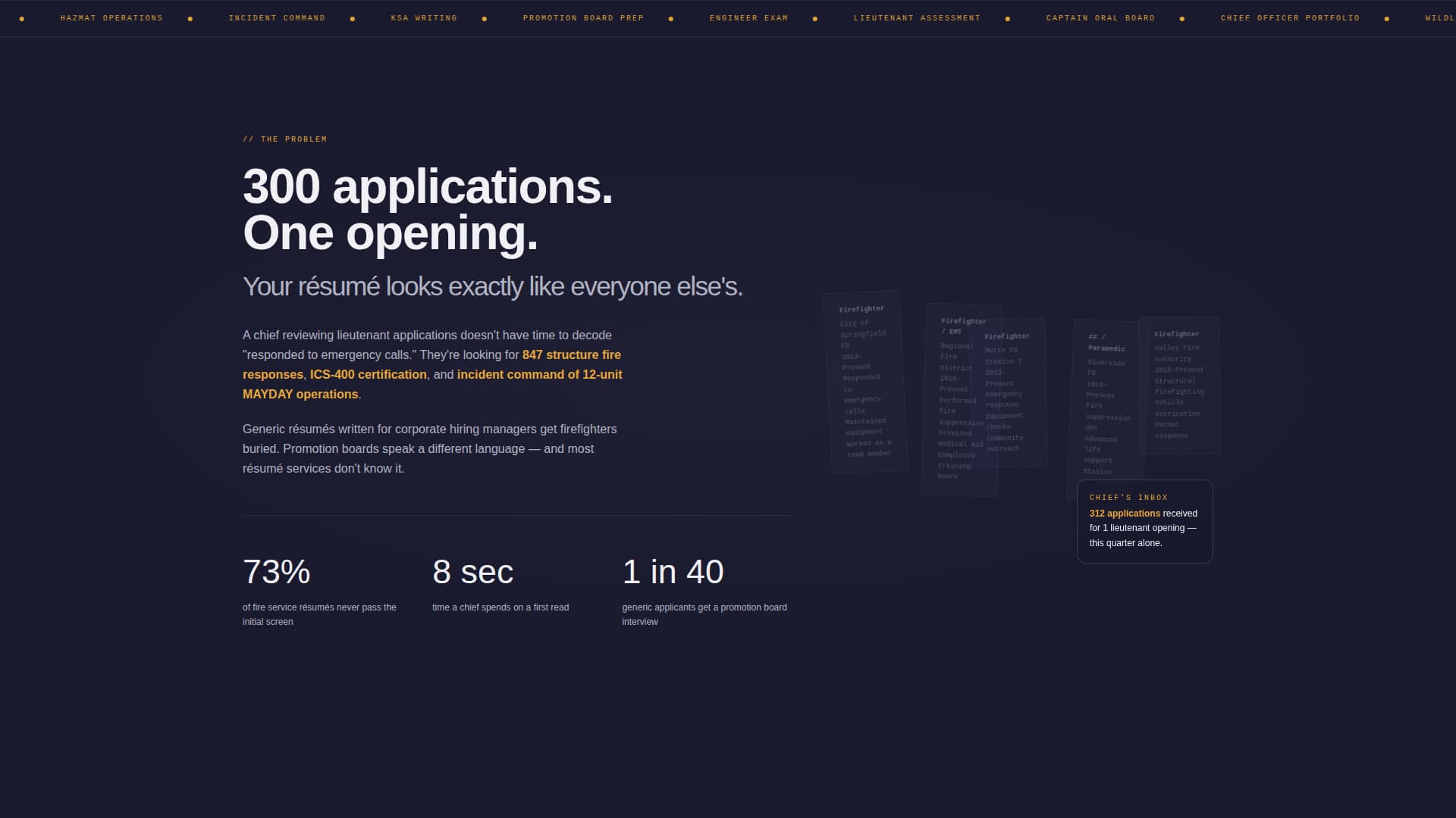 Turnout - Elite Firefighter Landing Page Template