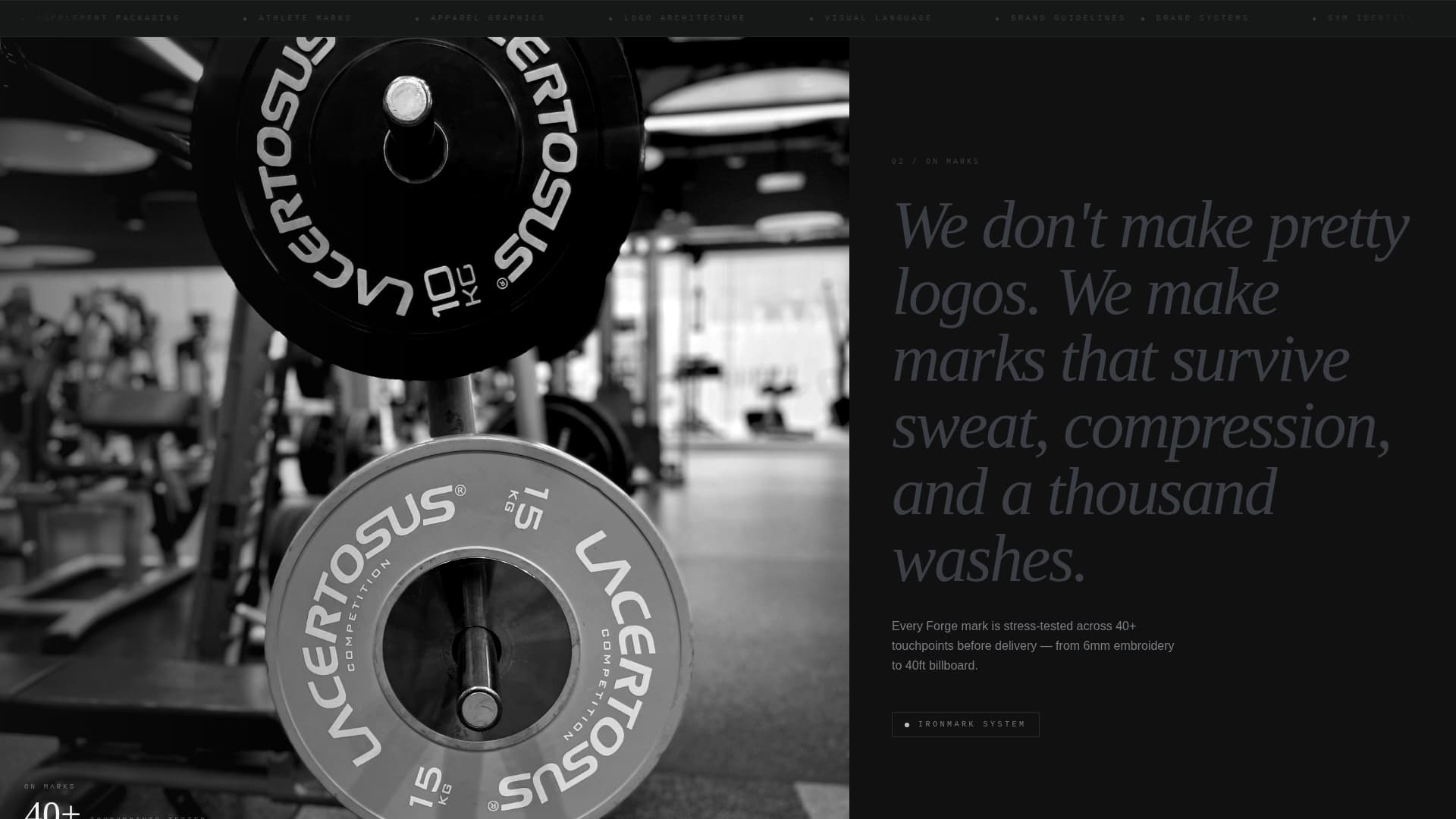 Forge - Powerful Fitnessbranding Landing Page Template