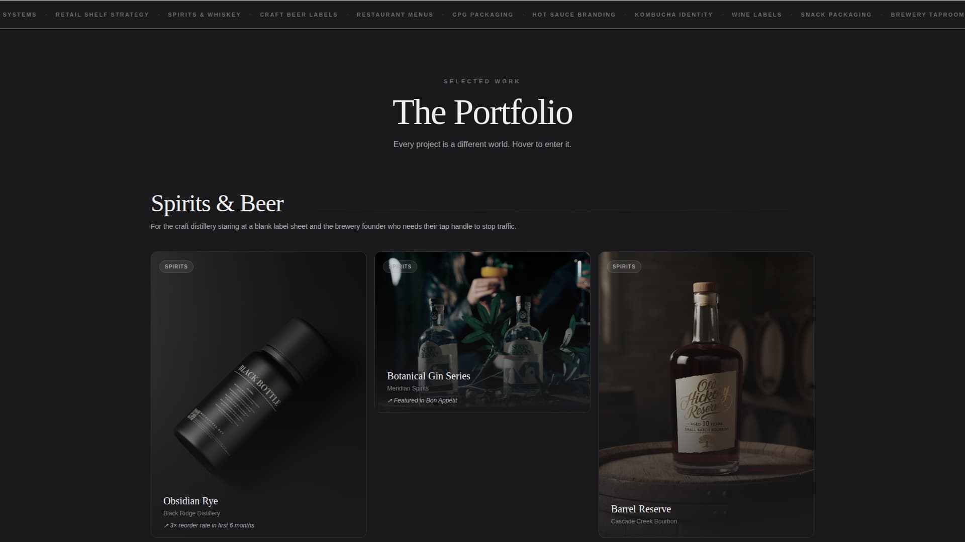 Palette - Immersive Food Beverage Landing Page Template
