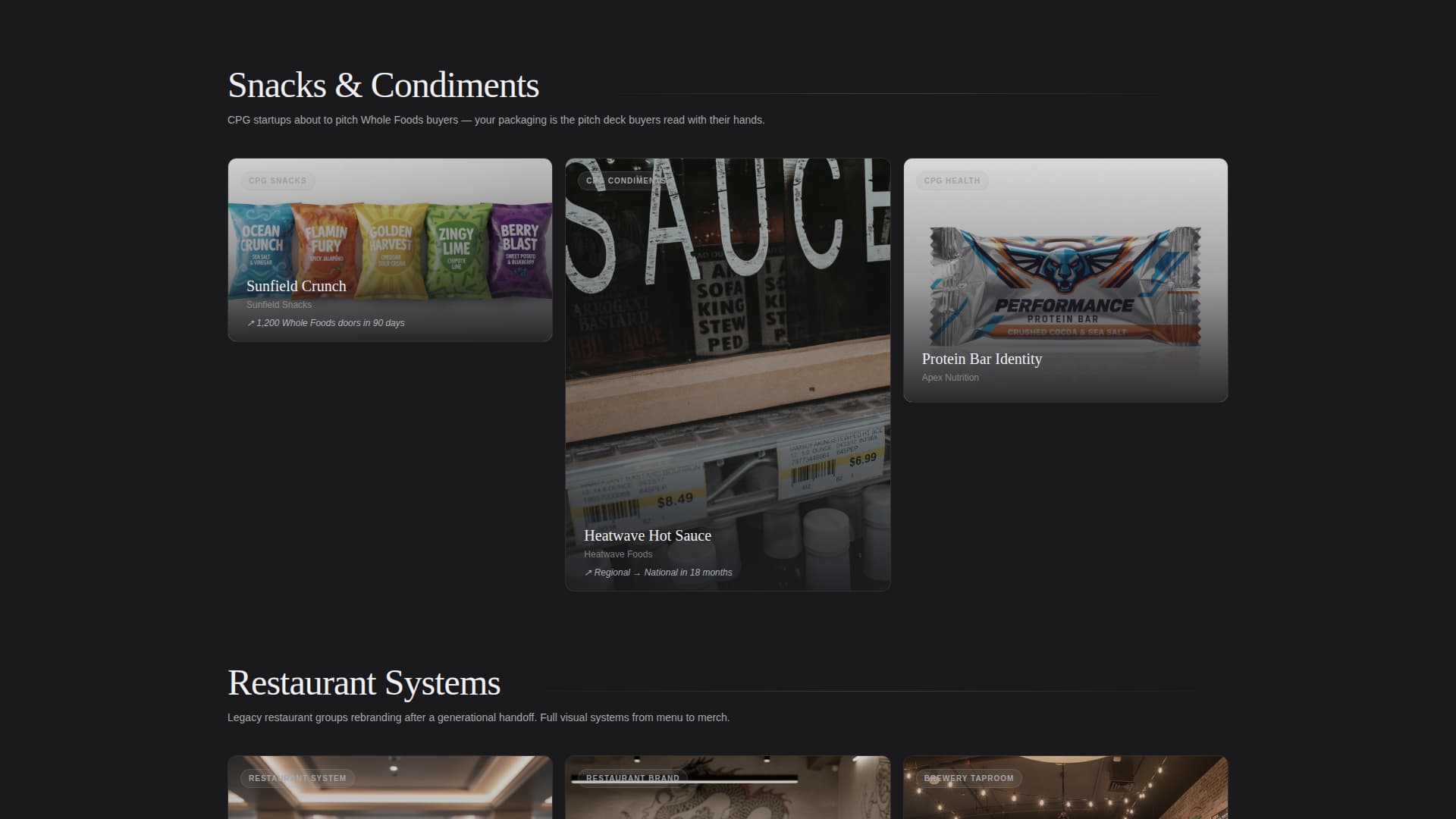 Palette - Immersive Food Beverage Landing Page Template
