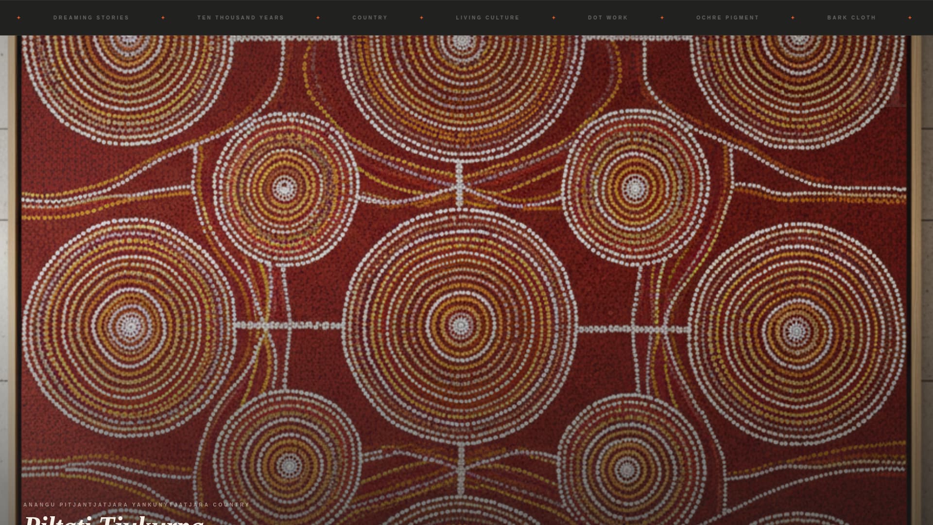 Songline - Immersive Gallery Landing Page Template