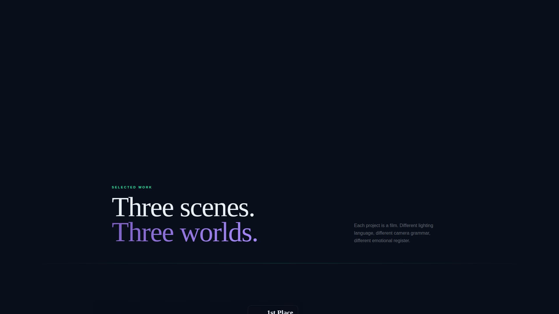 Render - Immersive Visualization Landing Page Template