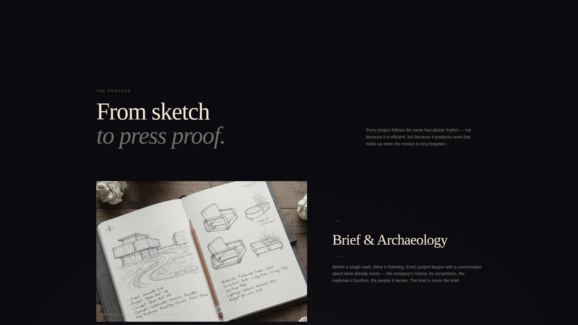 Folio - Immersive Graphic Designer Landing Page Template