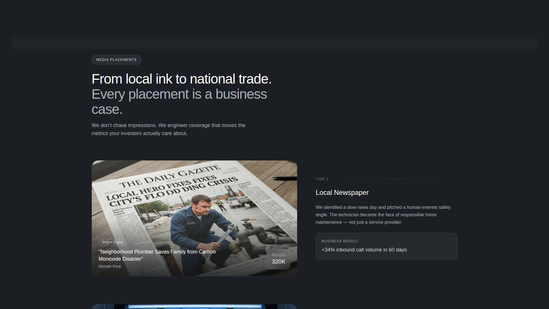 Amplify - Powerful PR Landing Page Template