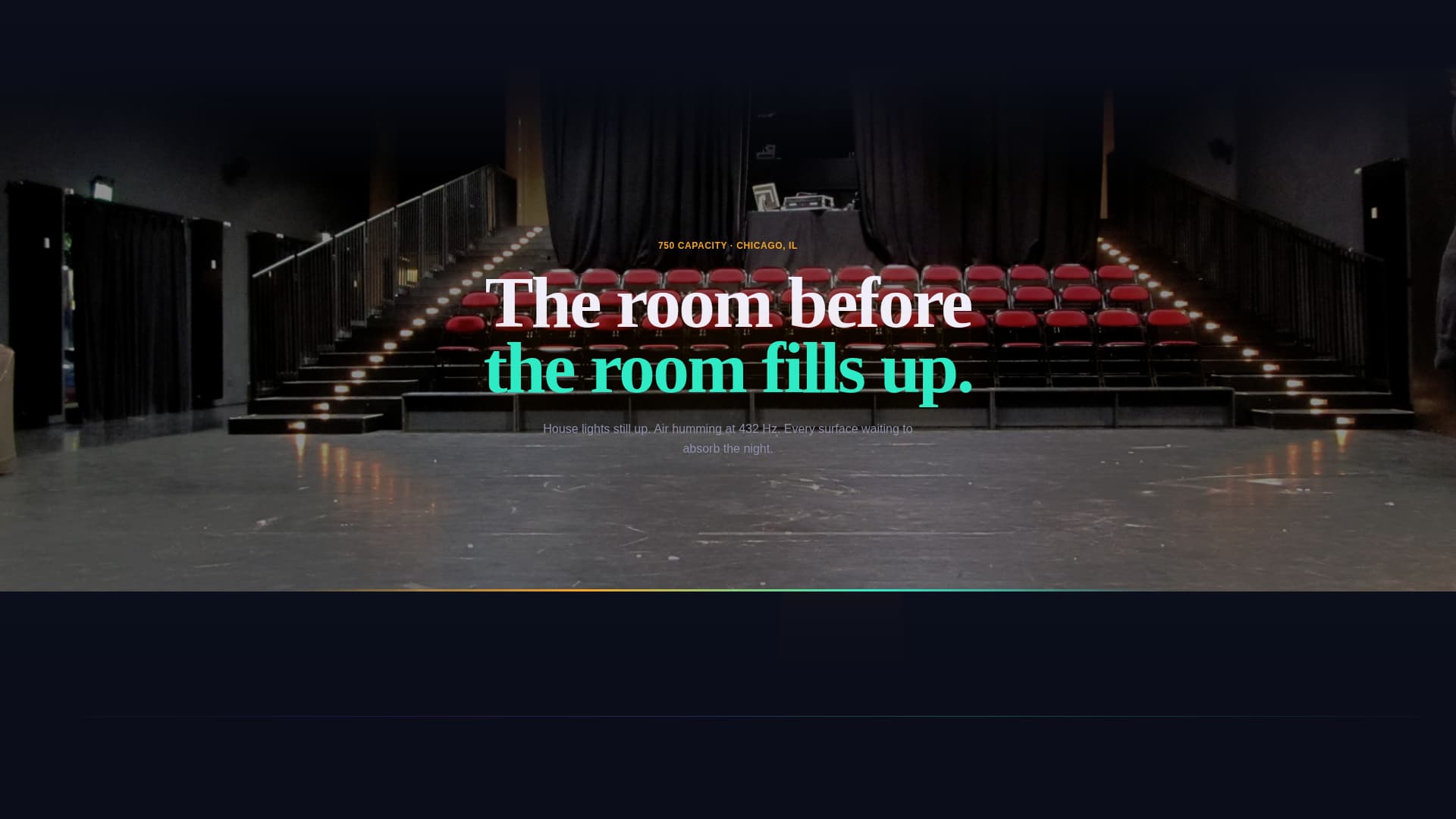 Stage - Electrifying Concerthall Landing Page Template