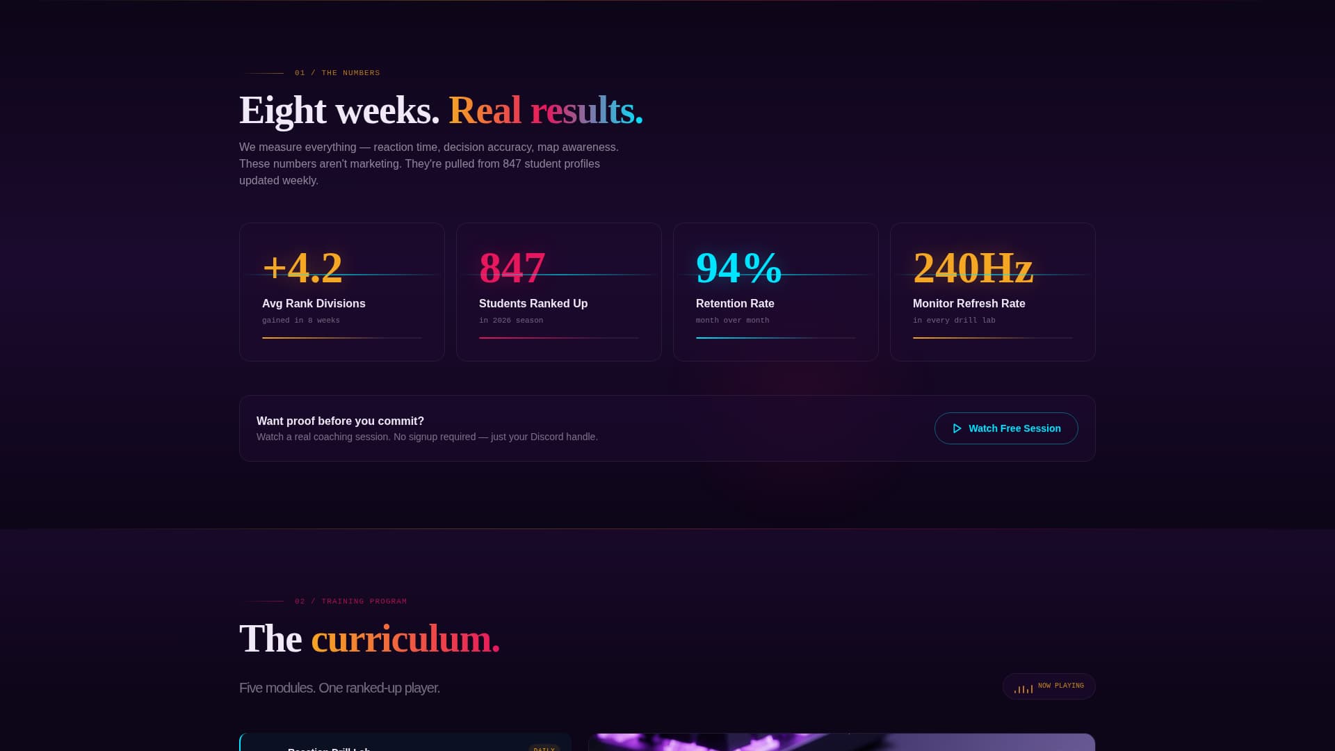 Frag - Elite Esports Landing Page Template