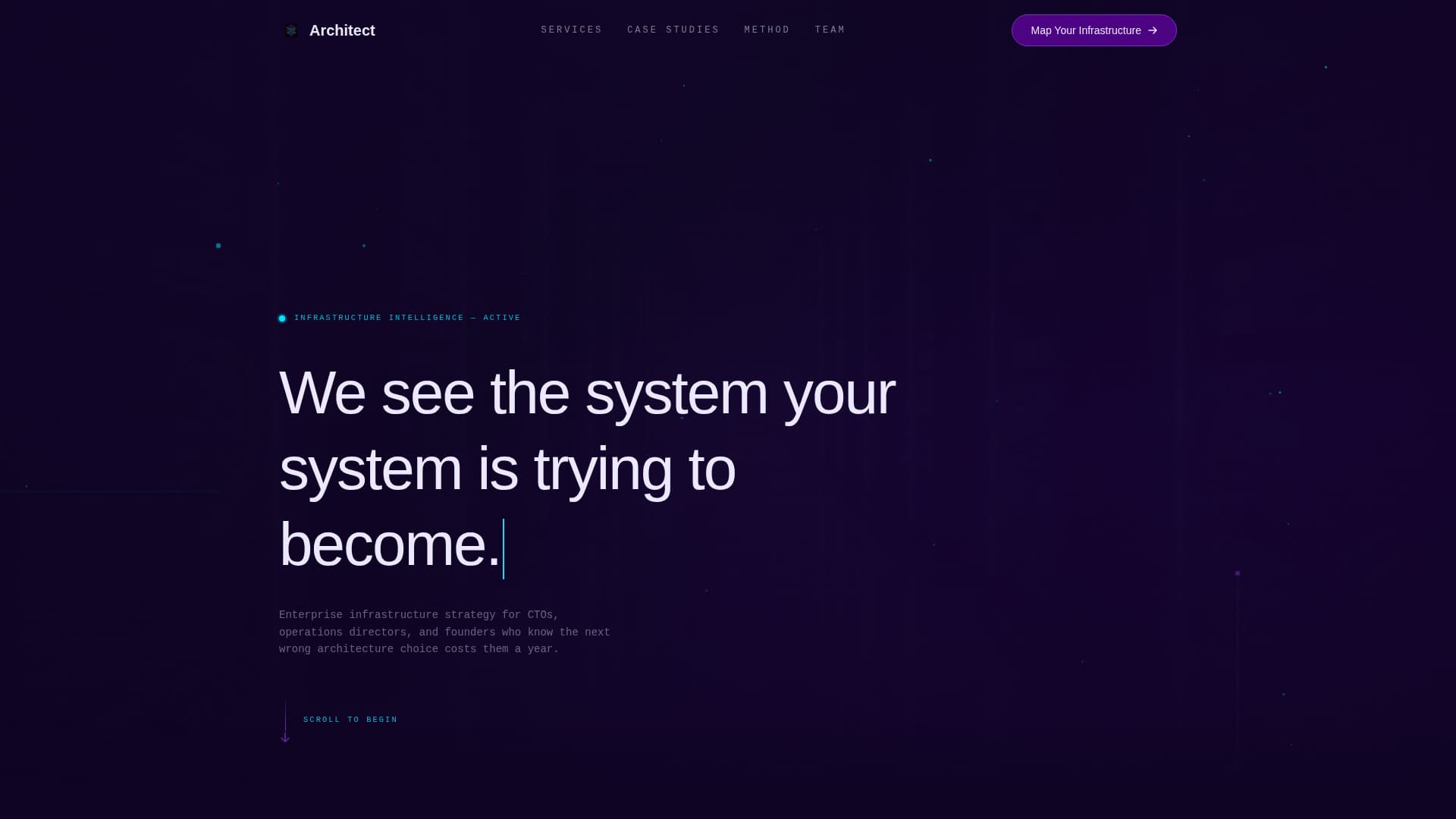 Architect - Immersive IT Consultant Landing Page Template