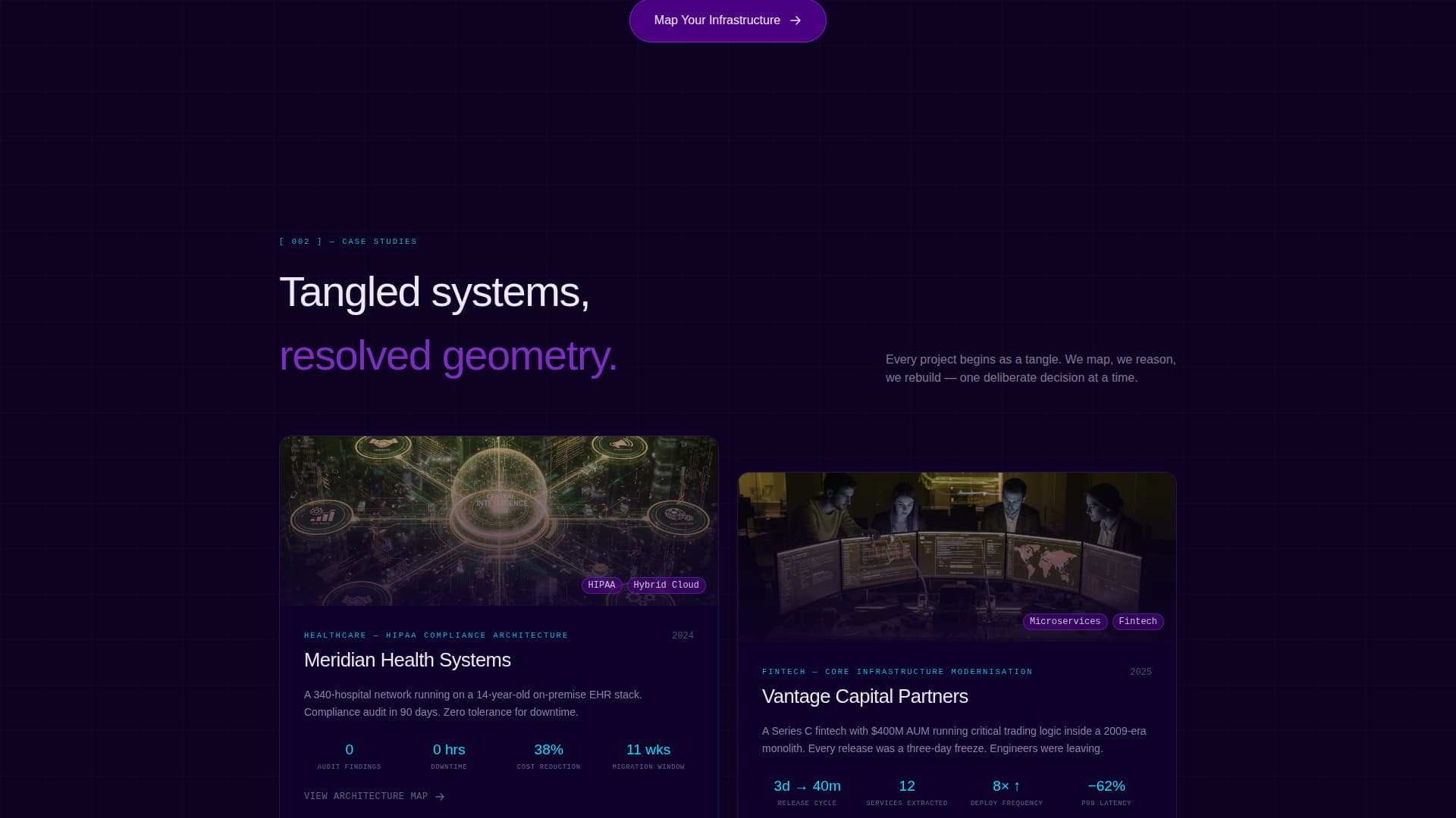 Architect - Immersive IT Consultant Landing Page Template