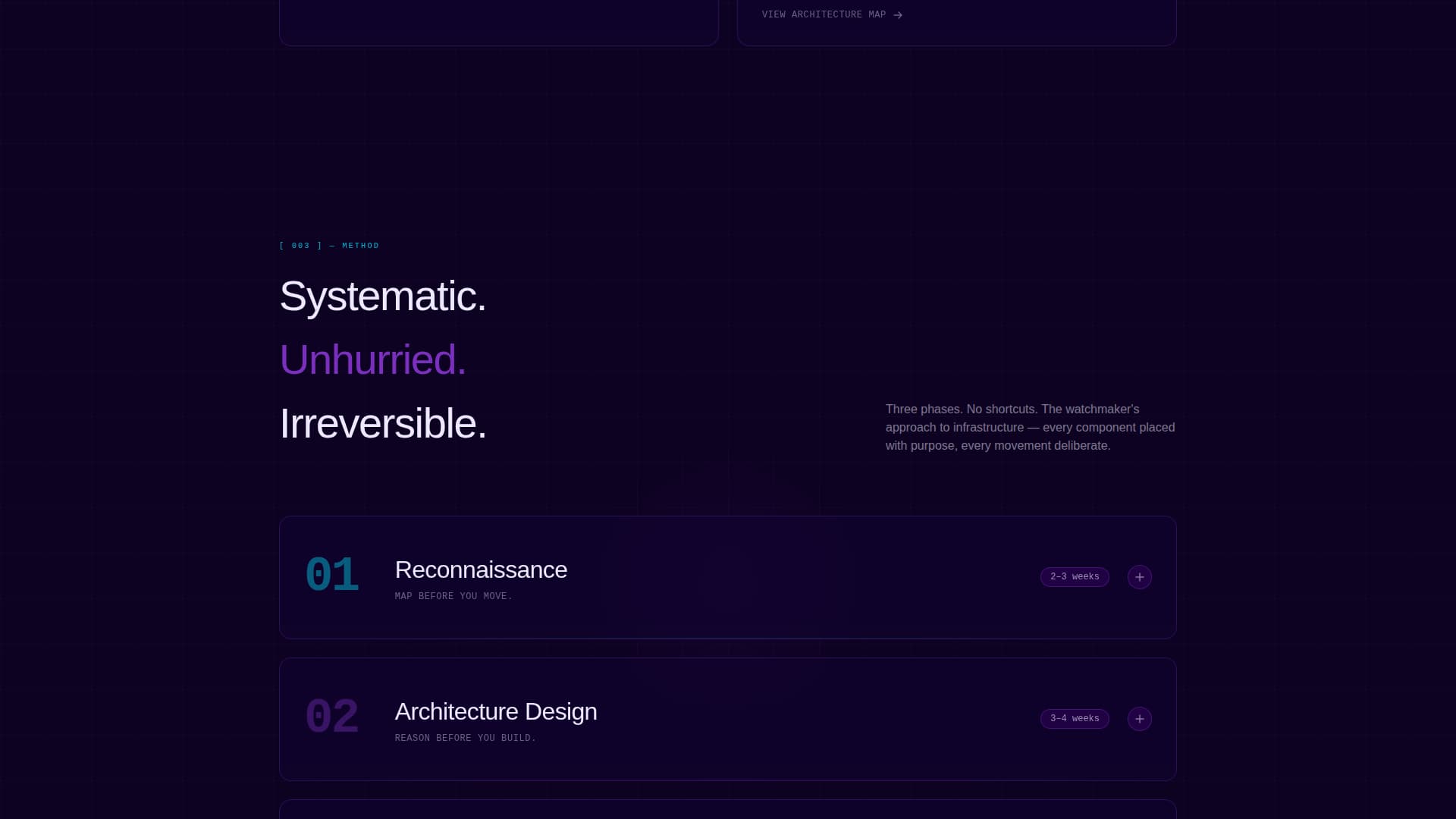 Architect - Immersive IT Consultant Landing Page Template