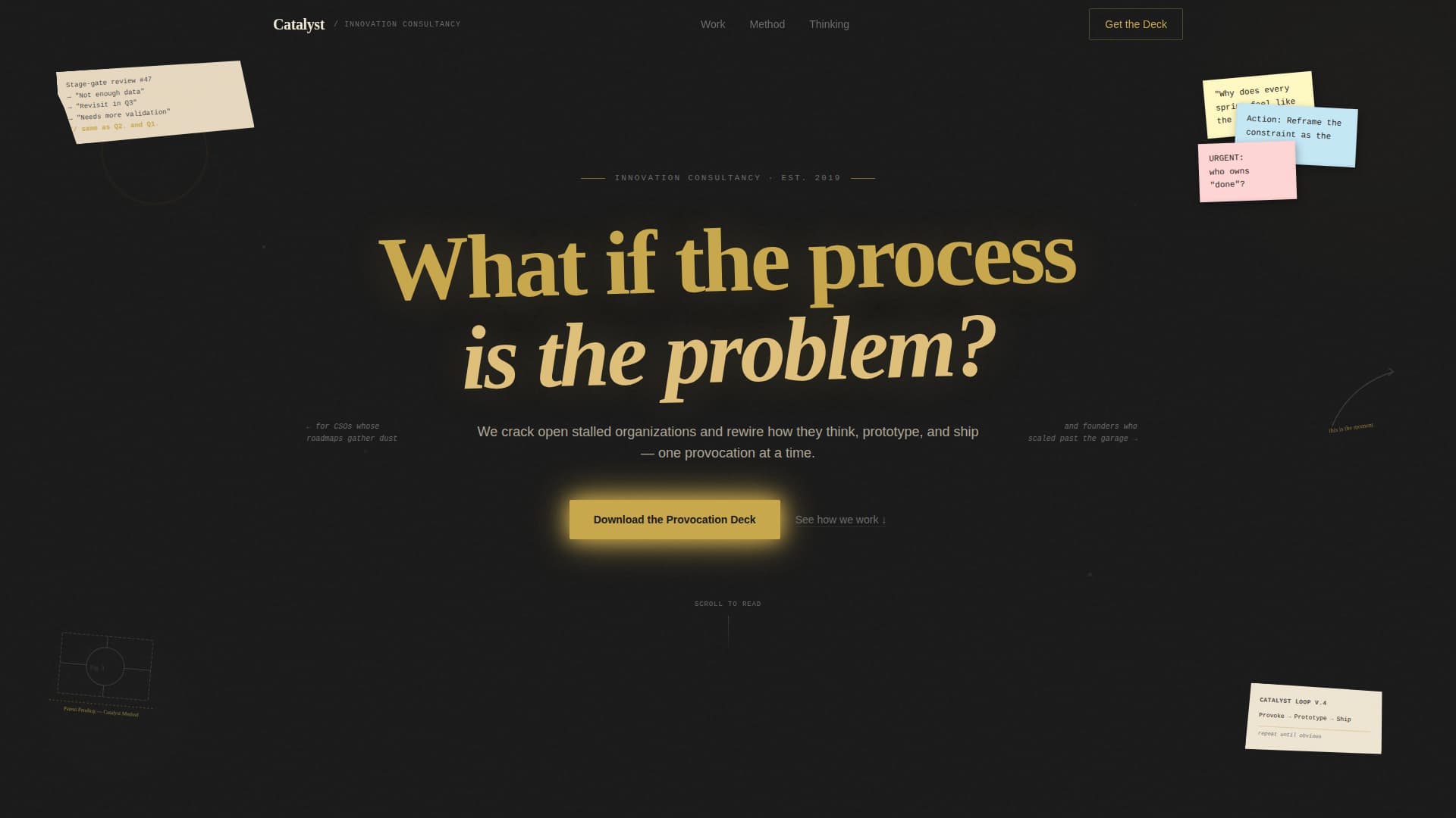 Catalyst - Bold Innovationconsultancy Landing Page Template