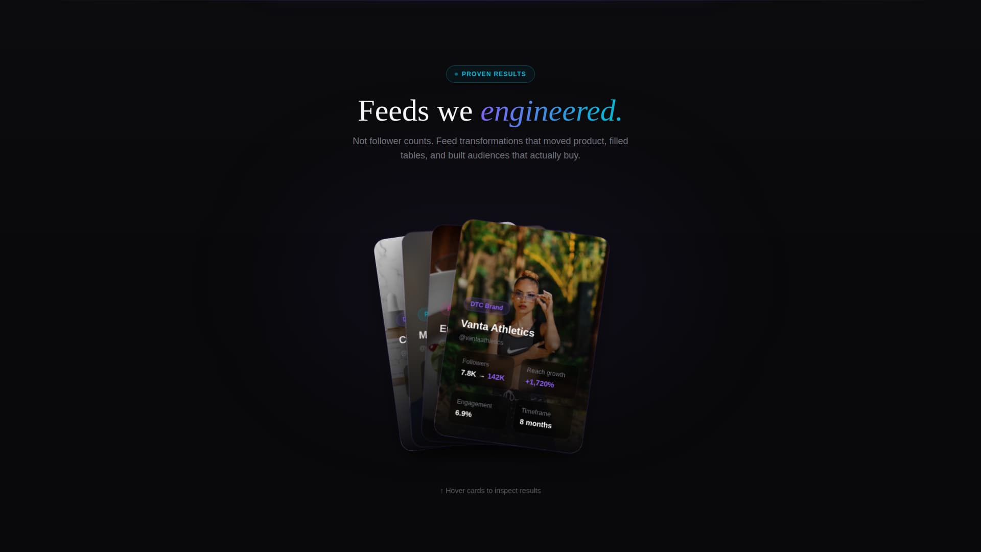 Algorithm - Magnetic Instagram Landing Page Template