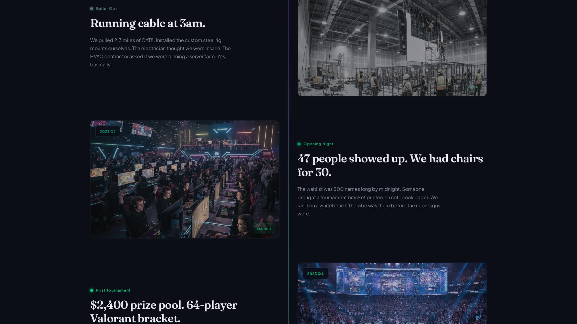 Arena - Immersive Gaming Landing Page Template